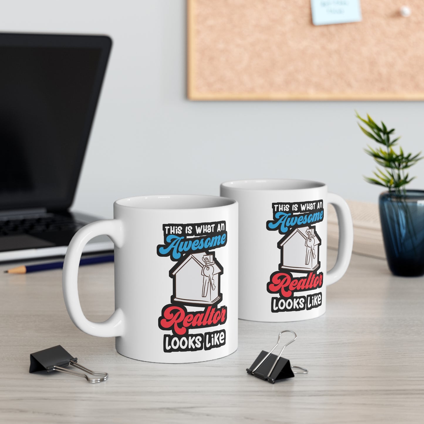 This Is What An Awesome Realtor Looks Like - Realtor Mug for Coffee 11oz. Realtor Cup, White ceramic, Closure Mug - Realtor Gift