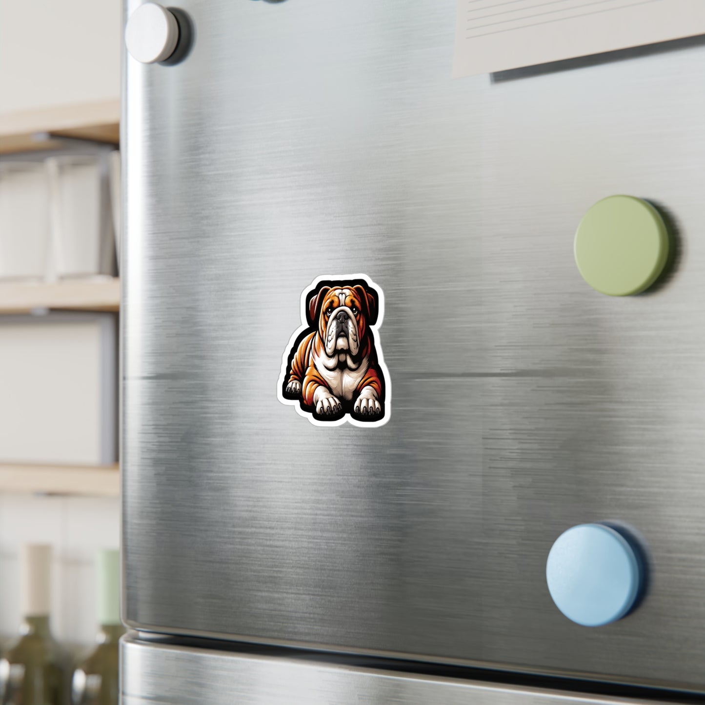 Bulldog Dog - Bulldog Sticker for Car Window Laptop Sticker. Water Bottle Sticker, Vinyl Dog Decal, Loyal Sticker - Bulldog Gift