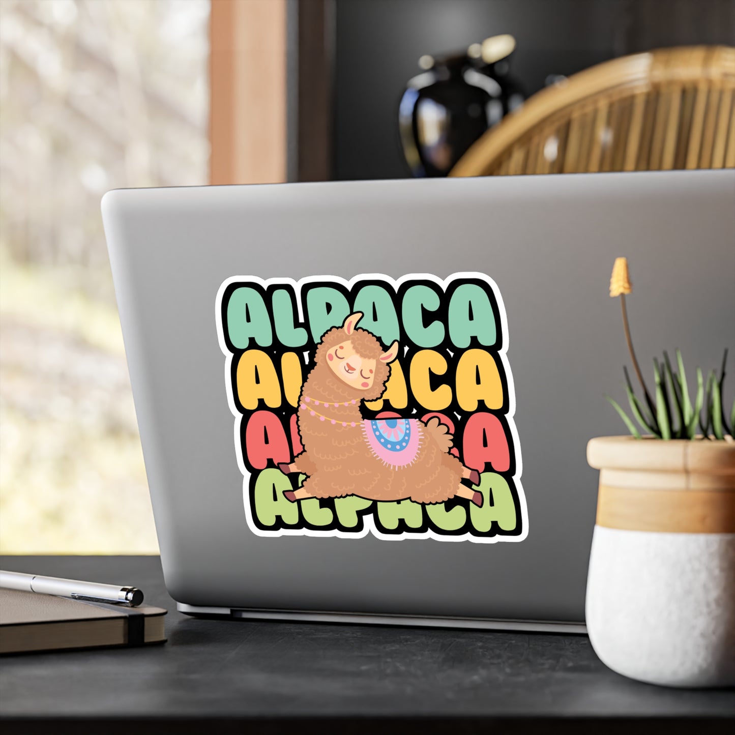 Alpaca - Alpaca Sticker for Car Window Laptop Sticker. Water Bottle Sticker, Vinyl Alpacas Decal, Lama Sticker - Alpaca Gift