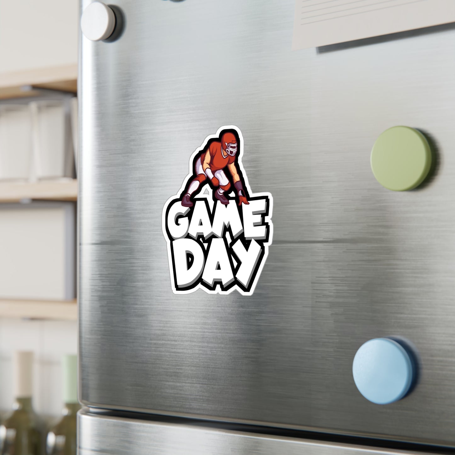 Game day - Rugby Sticker for Wall, Laptop, Window, Truck, Car Rugby Gift Vinyl Football Decal Sticker