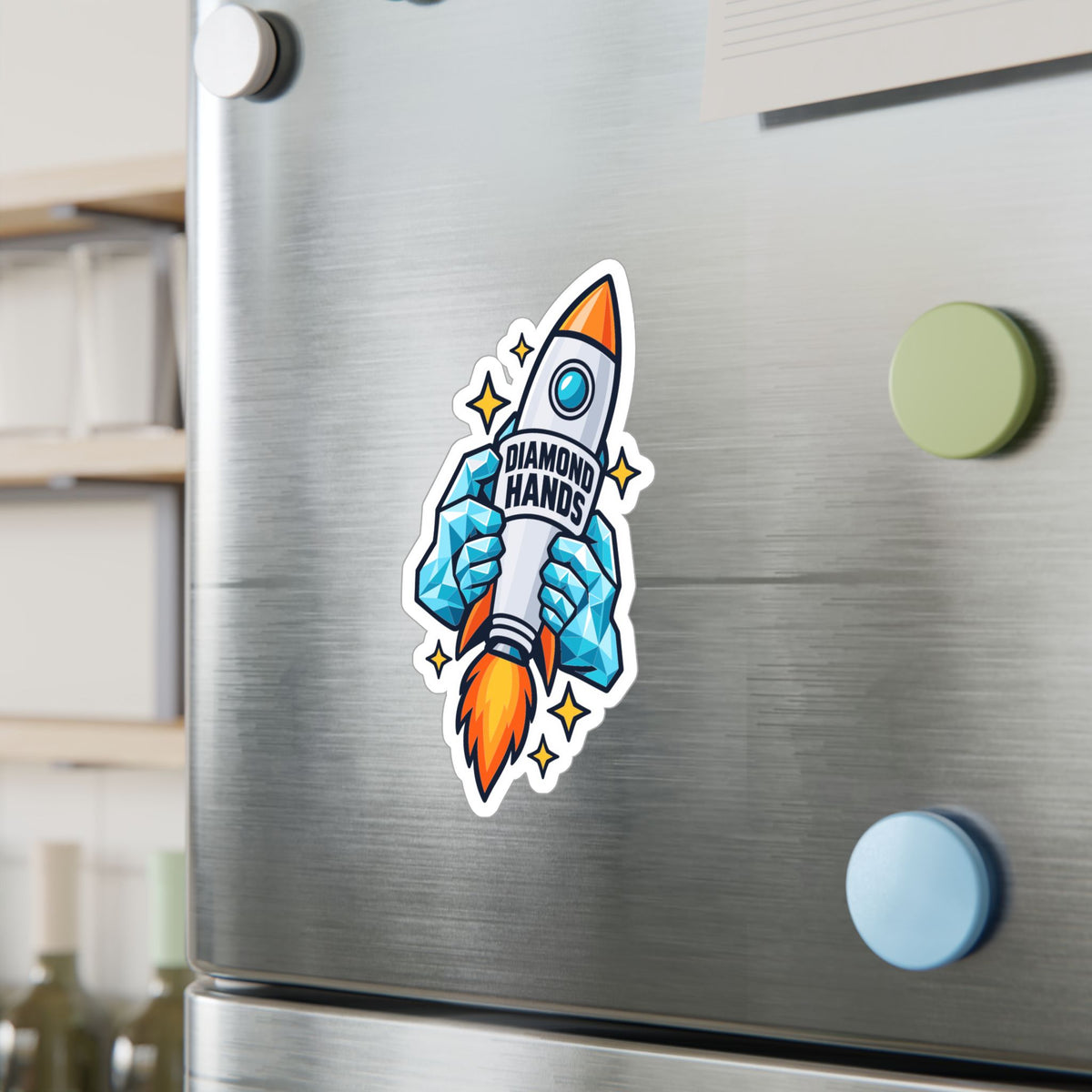 Day Trading Sticker - Diamond Hands Decals for the Stock Market and Forex Trader, Laptop & Water Bottle Decor