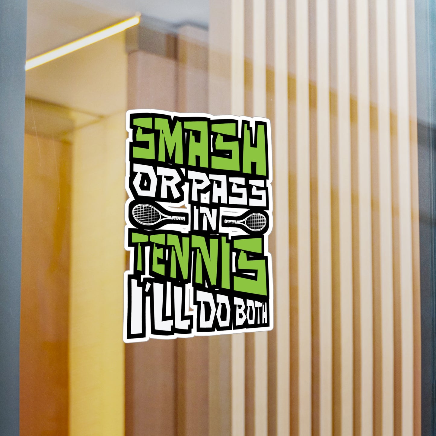 I Like My Matches Like My Tennis Balls - Padel Sticker for Laptop Sticker. Water Bottle Sticker, Vinyl Padel court Decal - Padel Gift