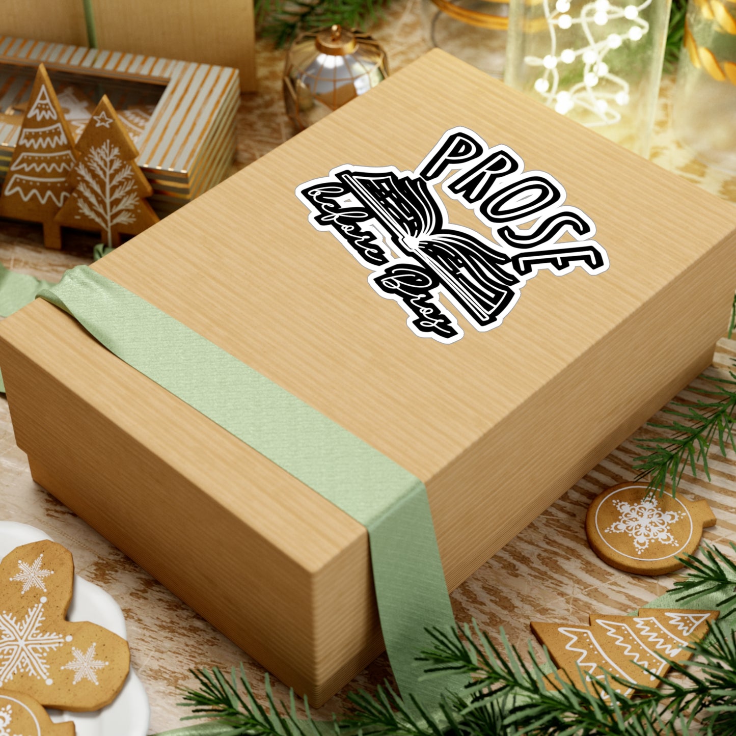 Prose Before Bros | Reading Sticker | Day Decals | Book Laptop Sticker | Reading Gift | Day Gift