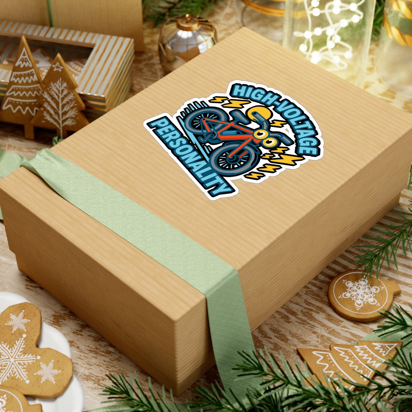 Pedelec Sticker – High Voltage Personality Decals for E Bike, Electric Bike, Laptop or Water Bottle, Waterproof Vinyl, Energy & Electricity Theme