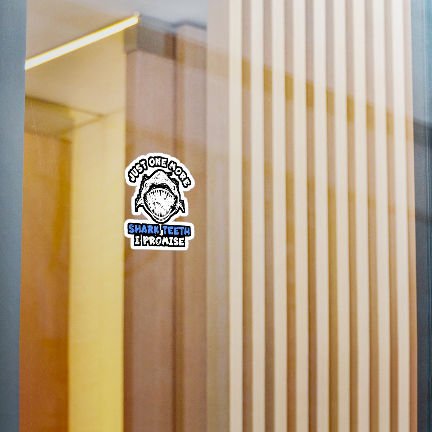 Just One More Shark Teeth I Promise - Fossil Sticker for Laptop Sticker. Water Bottle Sticker, Vinyl Shark-teeth Decal - Fossil Gift