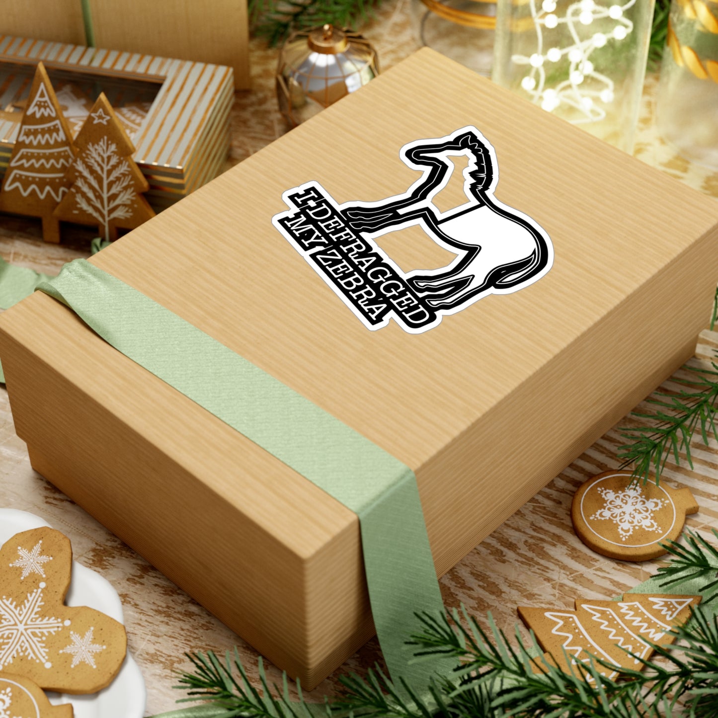 I Defragged My Zebra Programmer - Coding Sticker for Laptop Sticker. Water Bottle Sticker, Vinyl Programmer Decal - Coding Gift