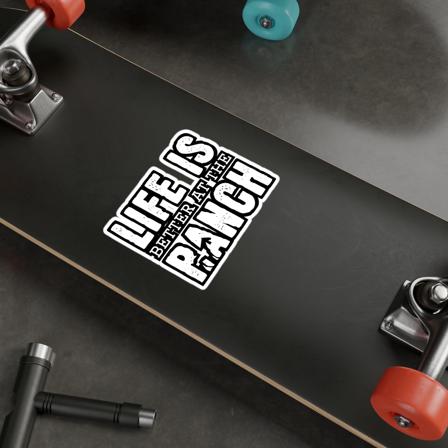 Life Is Better At The Ranch | Farmer Sticker | Tractor Decals | Livestock Laptop Sticker | Farmer Gift | Tractor Gift