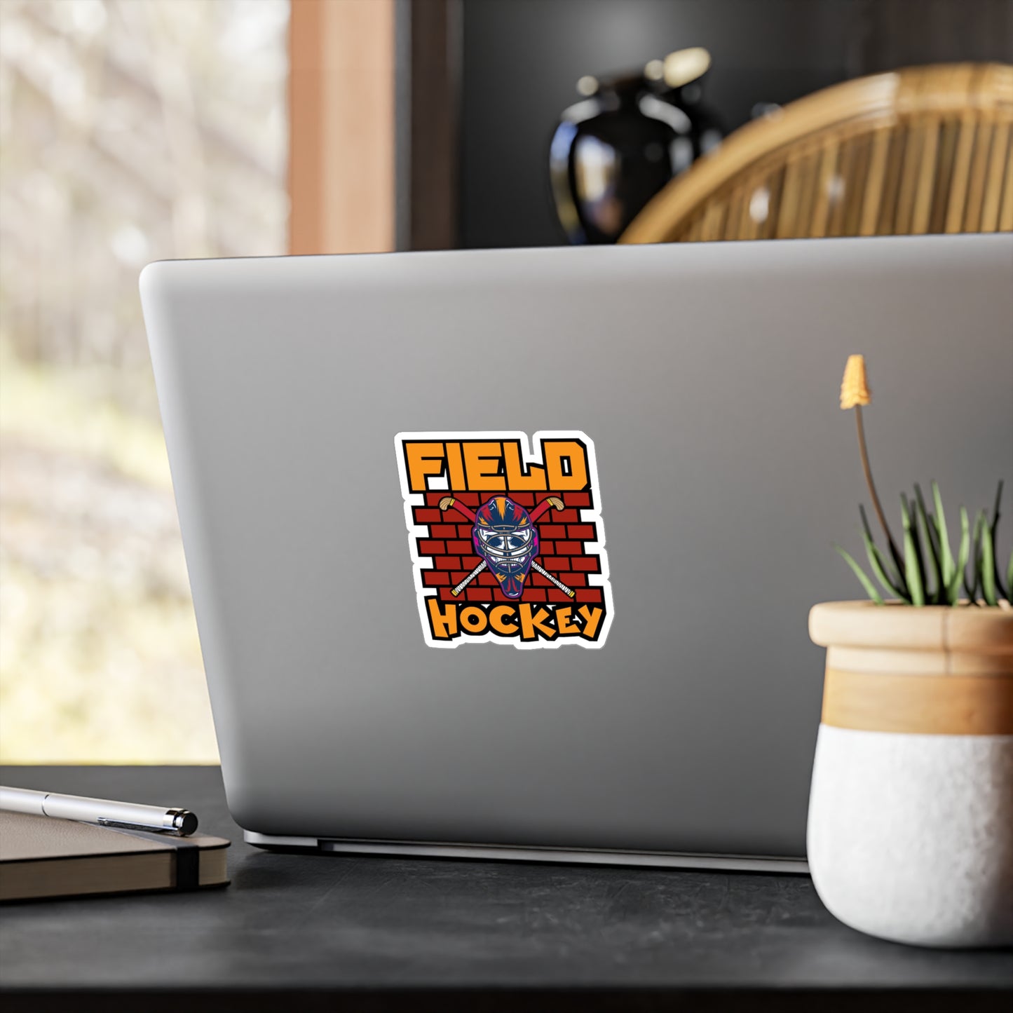 Field Hockey - Field hockey Sticker for Laptop Sticker. Water Bottle Sticker, Vinyl Hockey Decal - Field hockey Gift