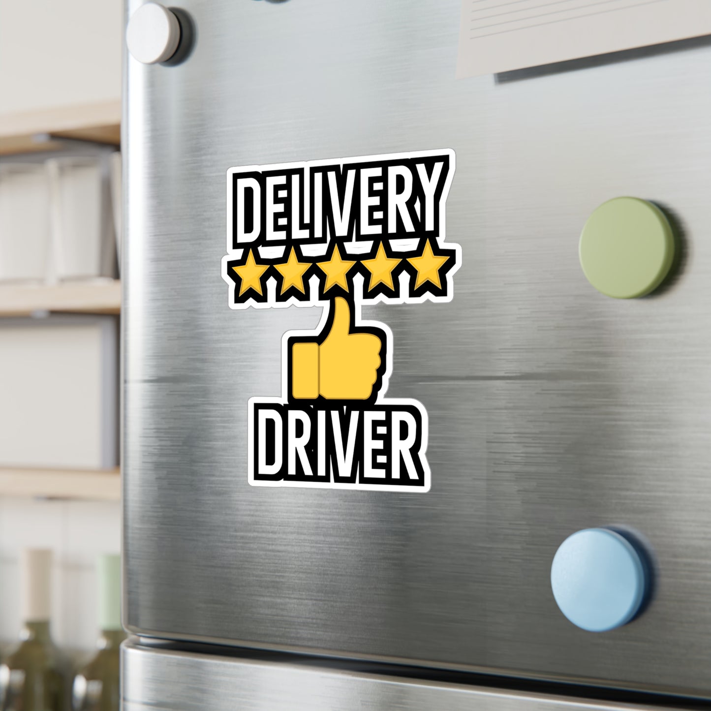 Delivery Driver - Stamp Sticker for Wall, Laptop, Window, Truck, Car Stamp Gift Vinyl Mail Decal Sticker