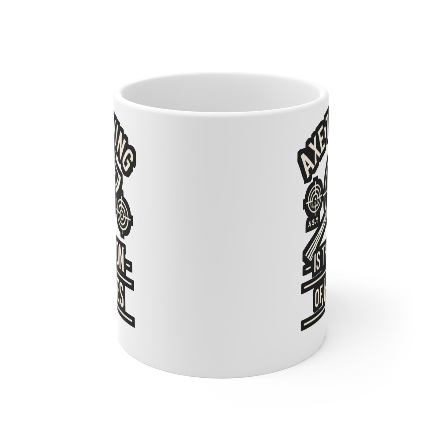 Axe Throwing Is The Bacon Of Hobbies - Axe-throwing Mug for Coffee 11oz. Axe-throwing Cup, White ceramic, Knife Mug - Axe-throwing Gift