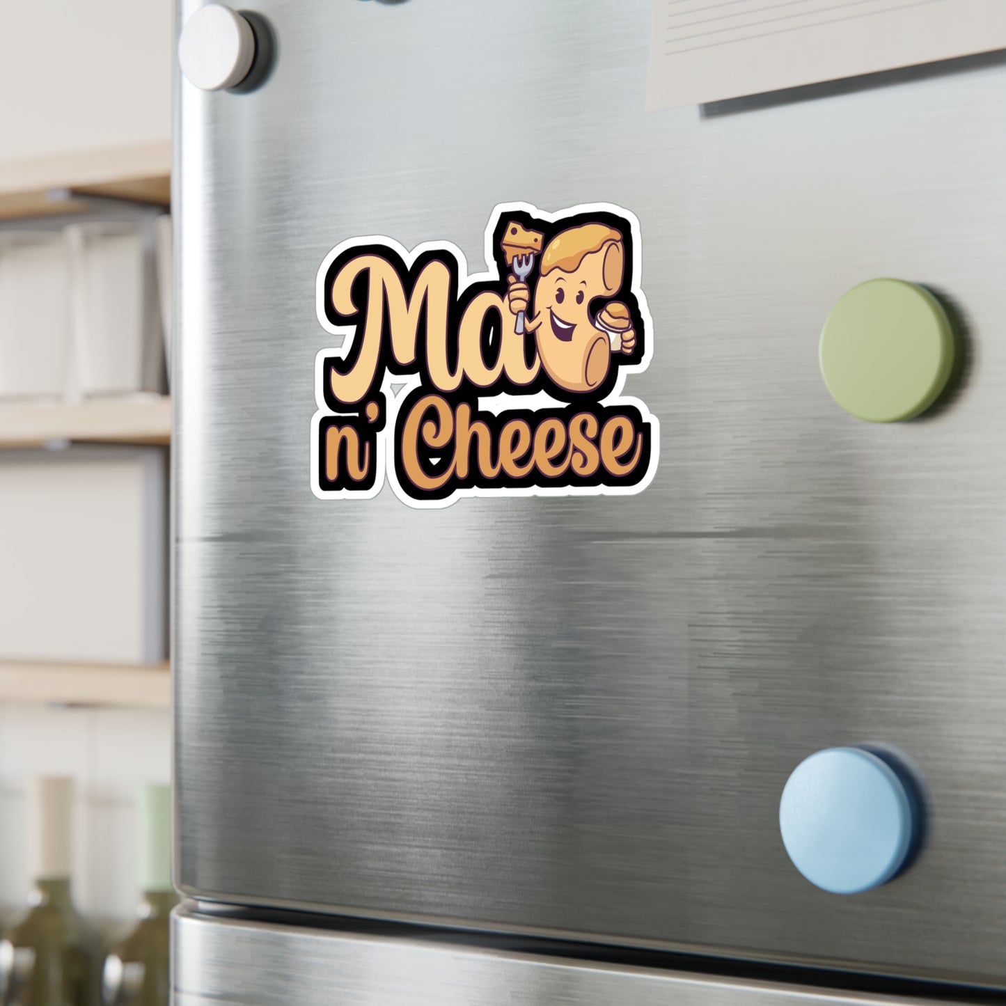 Mac n Cheese - Mac n cheese Sticker for Wall, Laptop, Window, Truck, Car Mac n cheese Gift Vinyl Mac & cheese Decal Sticker