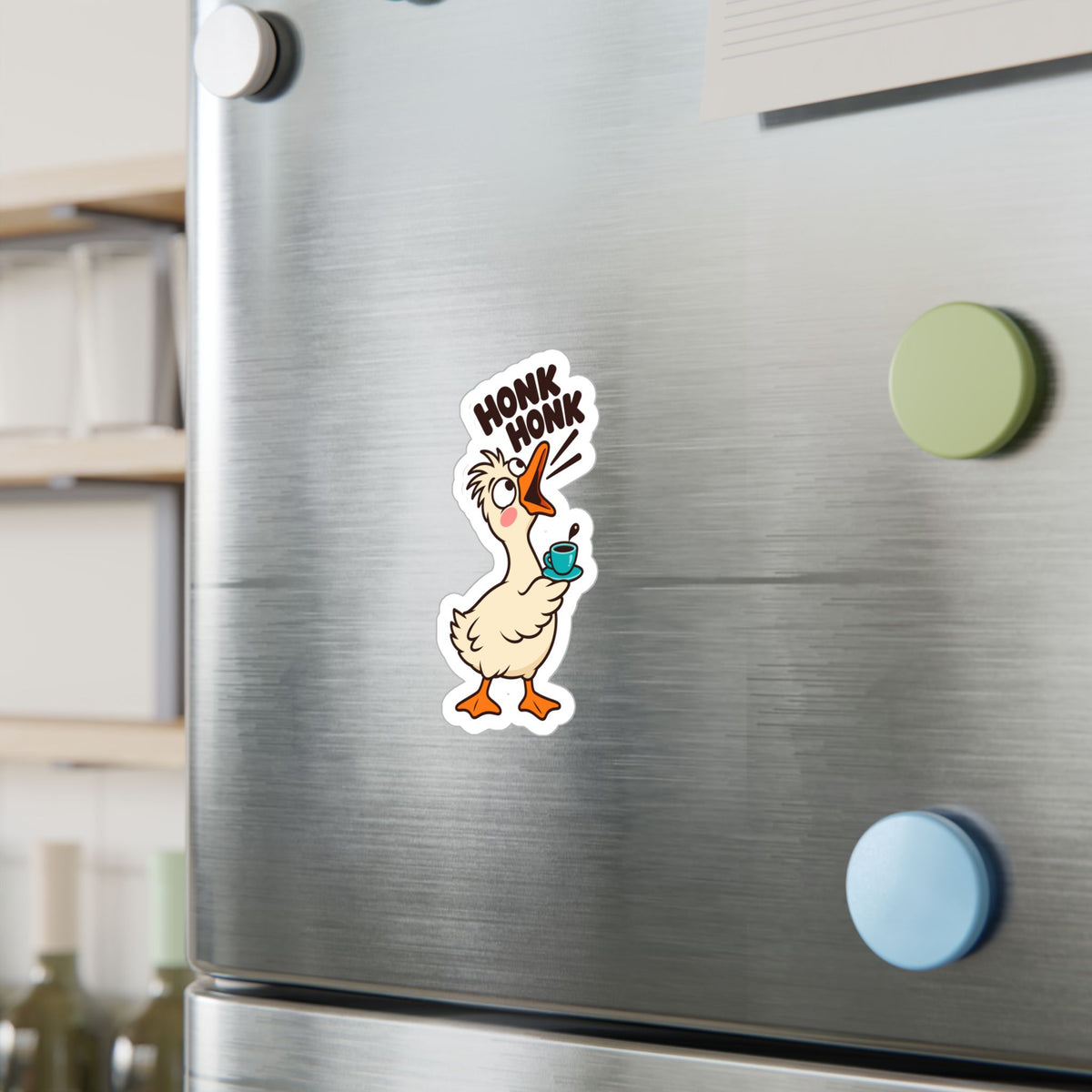 Espresso Sticker with HONK HONK Design – Playful Decals for Your Coffee Grinder or Digital Scale