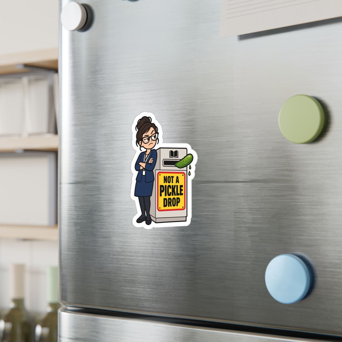 Librarian Sticker - Not a Pickle Drop, Fabulous and Magical Unicorn Decals for Laptop or Water Bottle