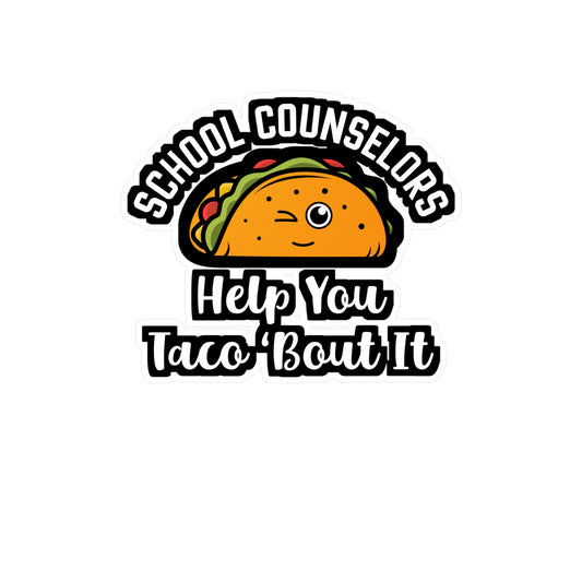 School Counselors Help You 'Bout It | School-counselor Sticker | Counselor Decals | School-counselor Gift