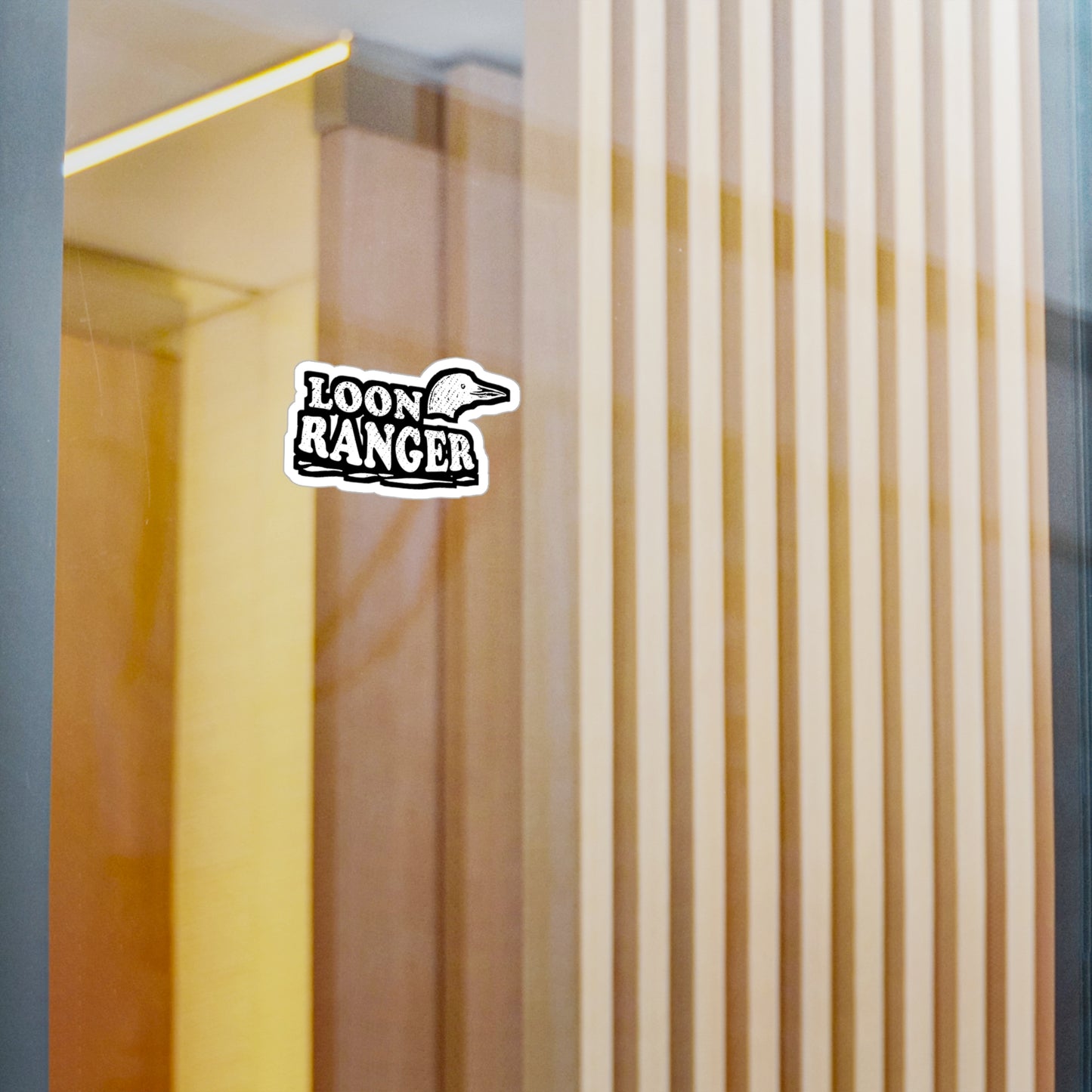 Loon Ranger | Birdwatcher Sticker | Binocular Decals | Bird nerd Laptop Sticker | Birdwatcher Gift | Binocular Gift