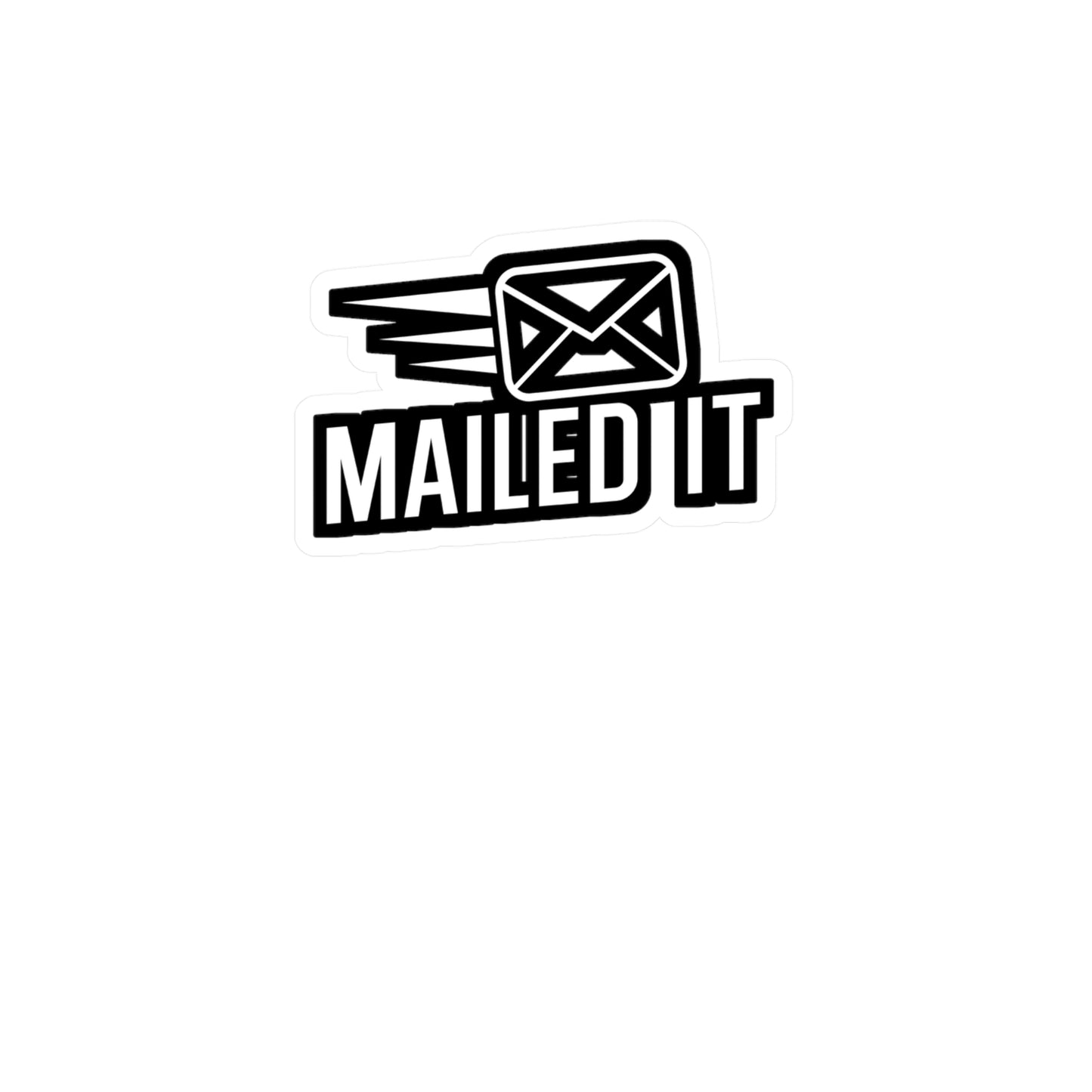Mailed it - Postal worker Sticker for Wall, Laptop, Window, Truck, Car Postal worker Gift Vinyl Funny postal worker Decal Sticker