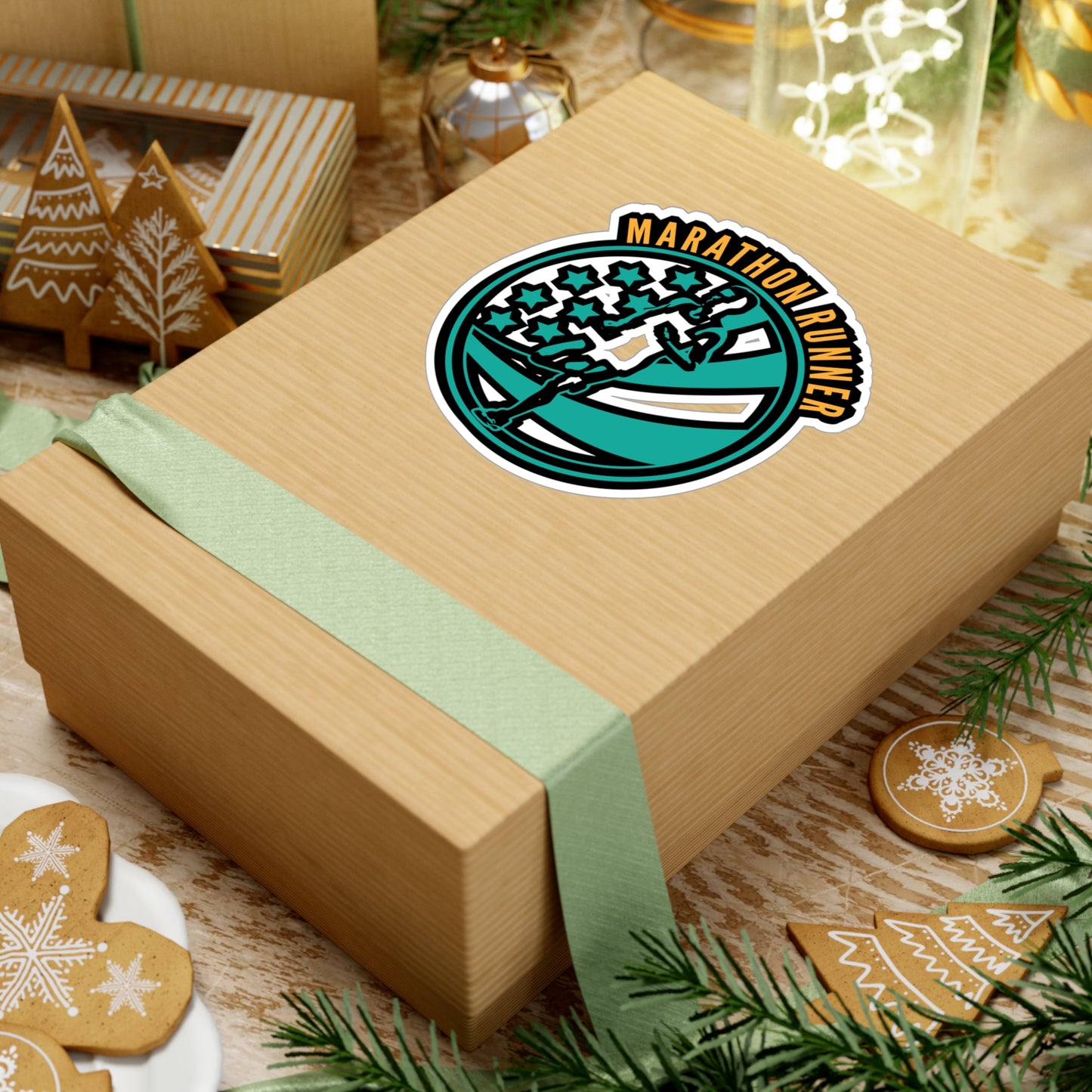 Marathon Runner - Marathon Sticker for Car Window Laptop Sticker. Water Bottle Sticker, Vinyl Running Decal, Funny Sticker - Marathon Gift