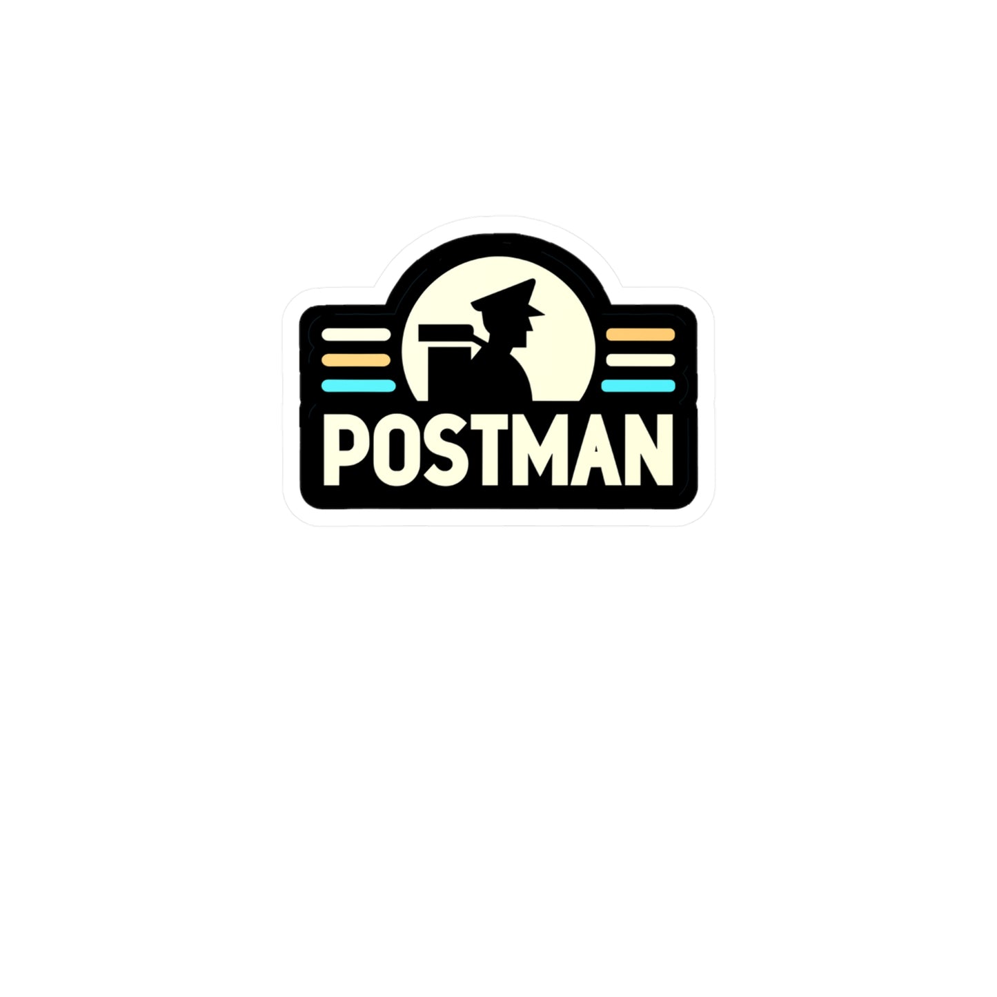Postman - Postal worker Sticker for Laptop Sticker. Water Bottle Sticker, Vinyl Funny postal worker Decal - Postal worker Gift