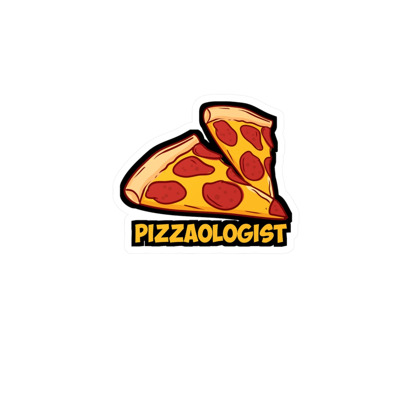 Pizzaologist - Pizza Sticker for Car Window Laptop Sticker. Water Bottle Sticker, Vinyl Chef Decal, Foodie Sticker - Pizza Gift