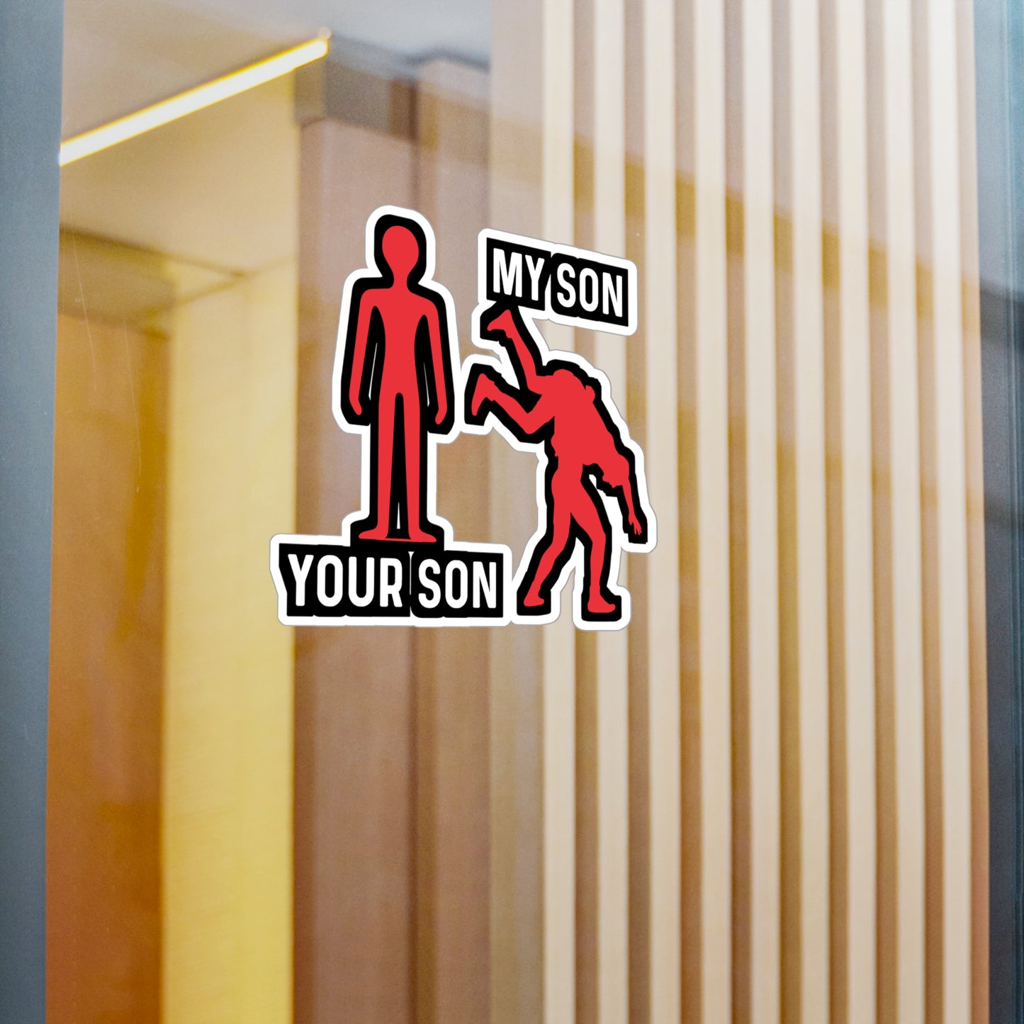 Your Son My Son - Wrestle Sticker for Car Window Laptop Sticker. Water Bottle Sticker, Vinyl Wrestling Decal, Offense Sticker - Wrestle Gift