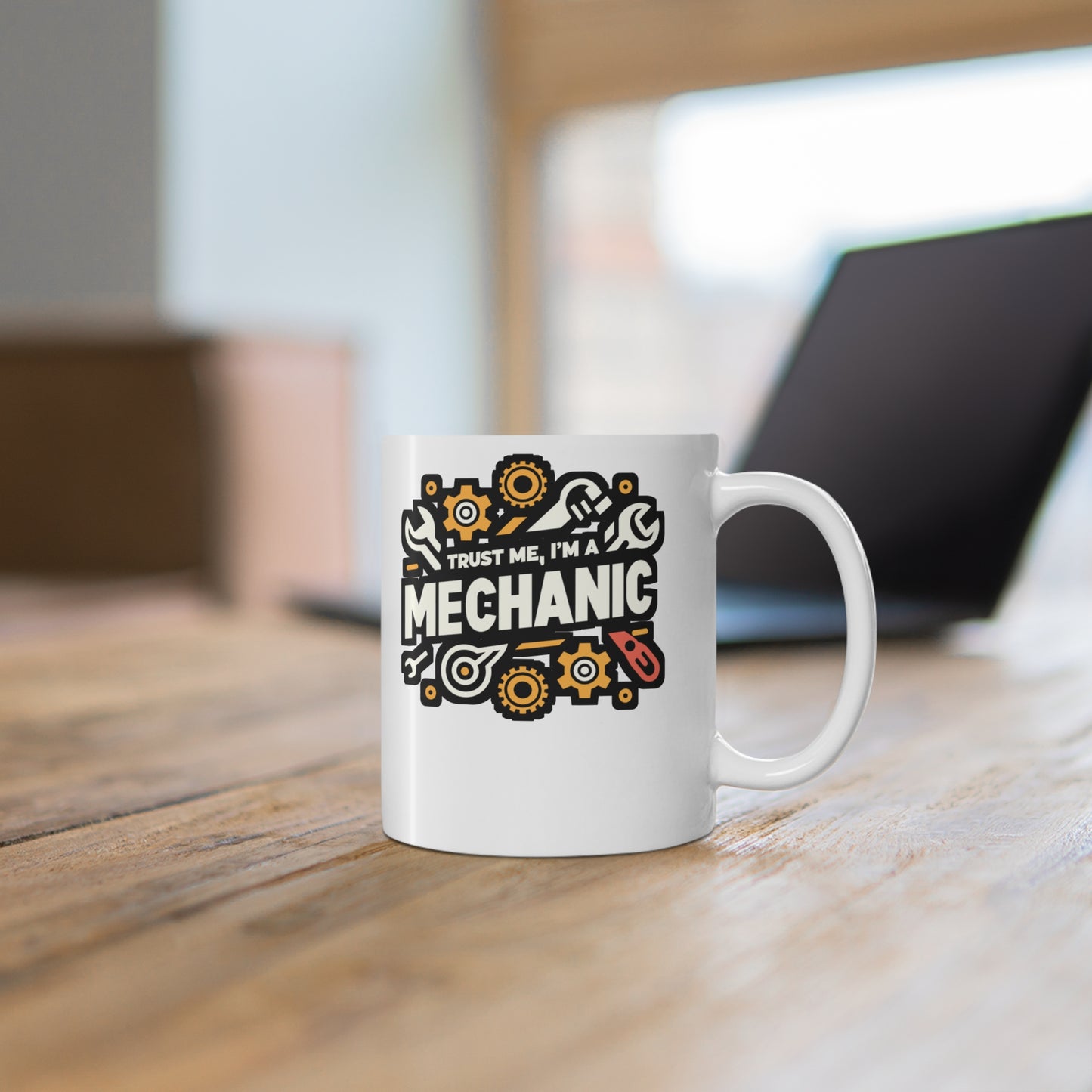 Trust me, I'm a mechanic - Auto-mechanic Mug for Coffee 11oz. Auto-mechanic Cup, White ceramic, Mechanic Mug - Auto-mechanic Gift