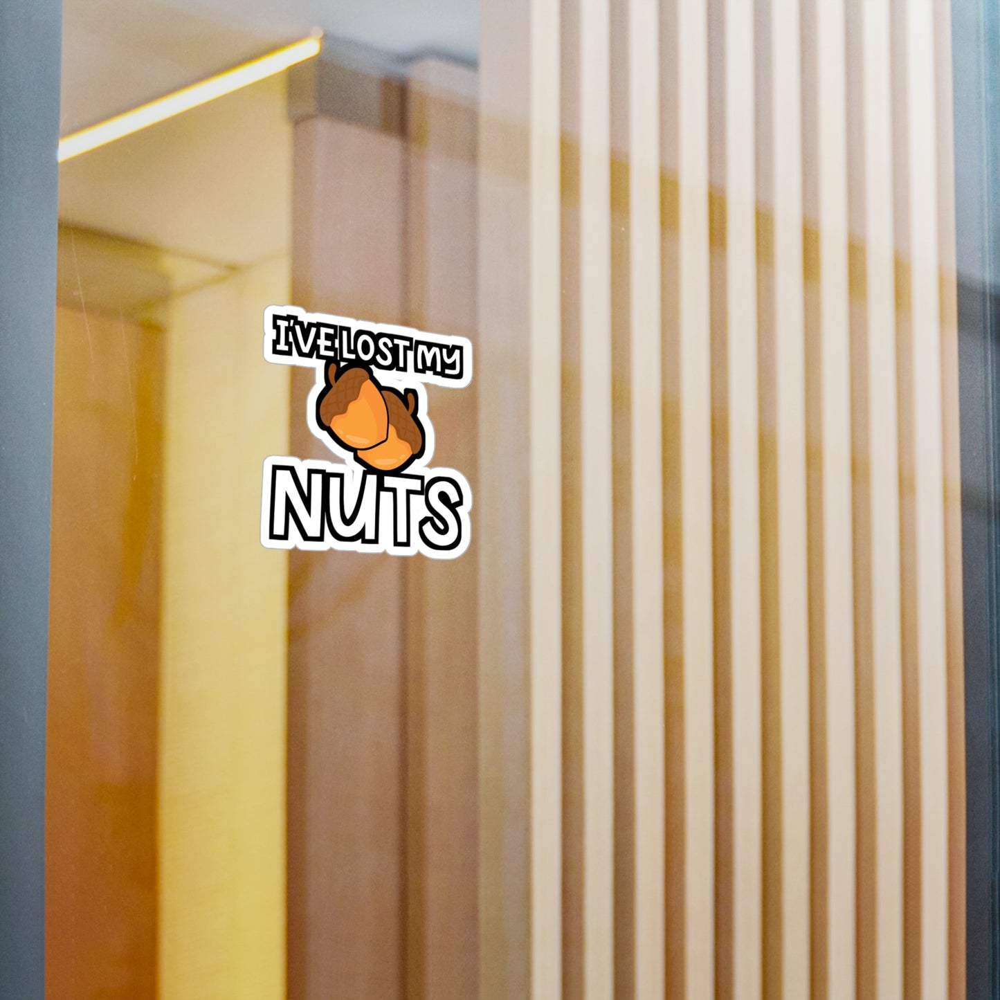 I've Lost My Nuts | Vasectomy Sticker | Childproofing Decals | Parenthood Laptop Sticker | Vasectomy Gift | Childproofing Gift