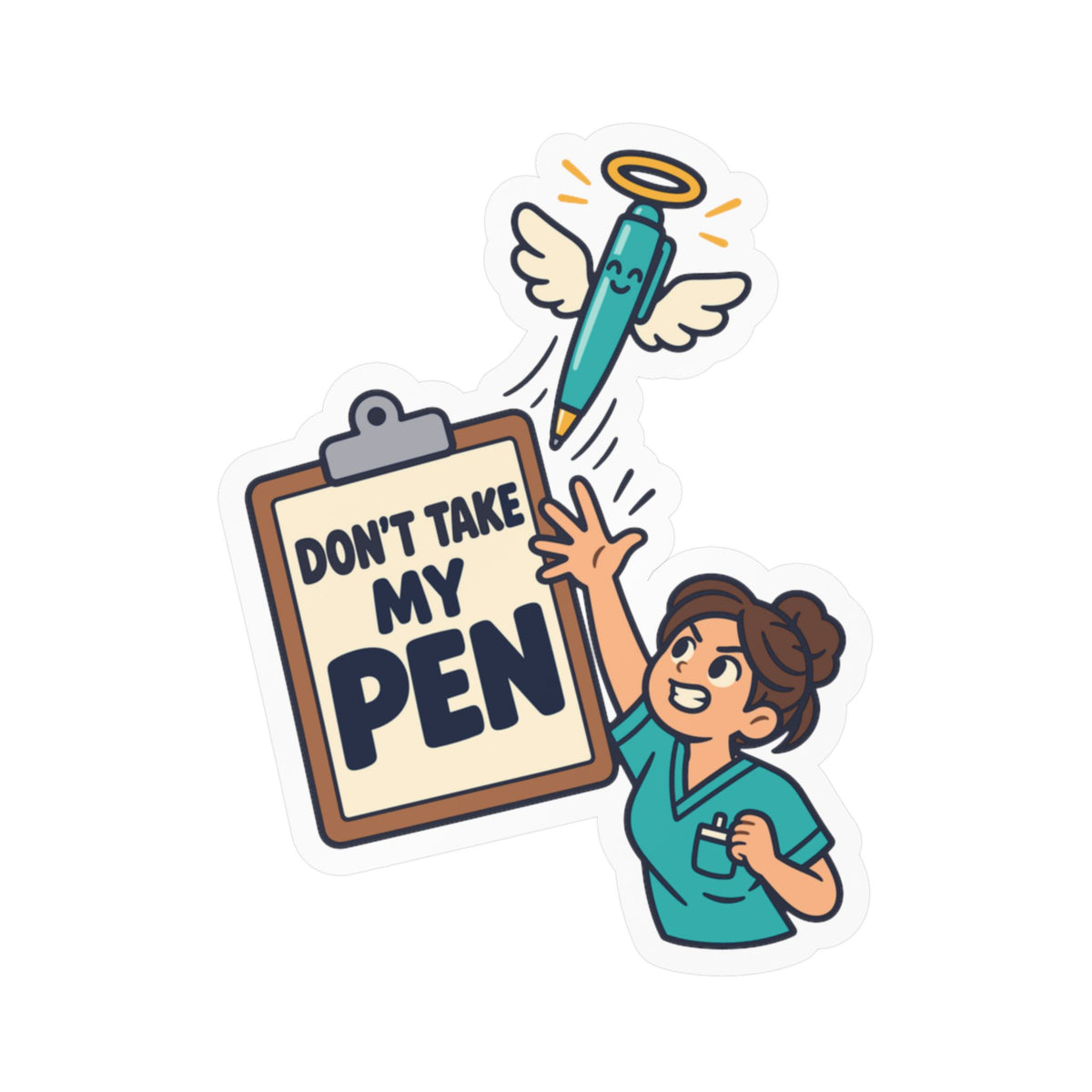 Nurse Sticker Don’t Take My Pen, Waterproof Vinyl Decals for Laptop, Water Bottle, Nursing Student Gift