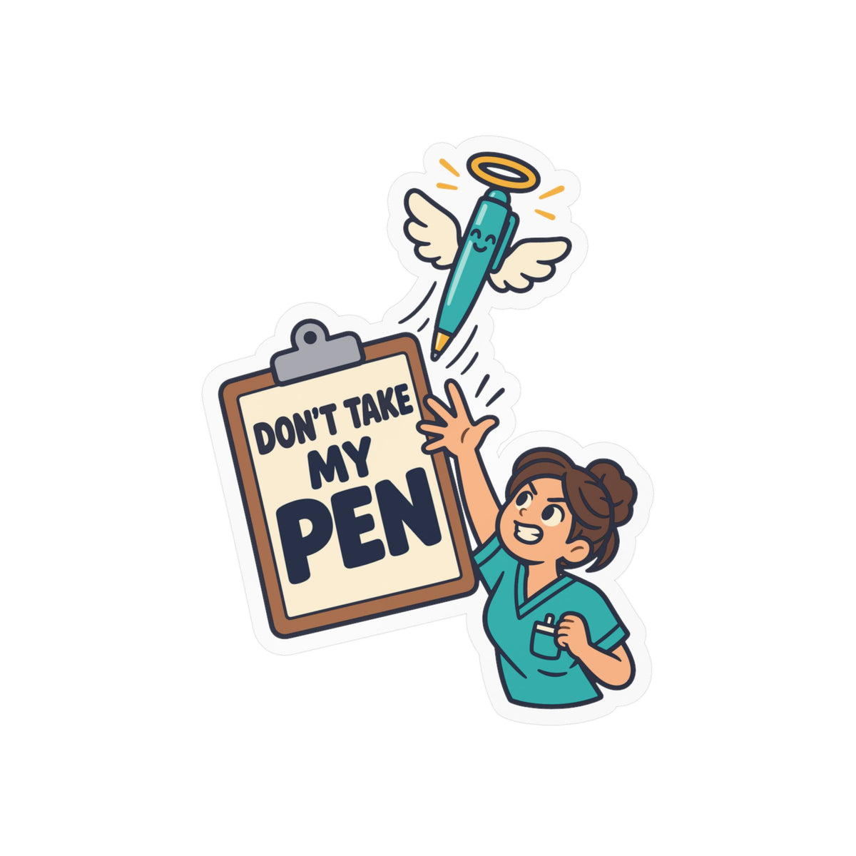 Nurse Sticker Don’t Take My Pen, Waterproof Vinyl Decals for Laptop, Water Bottle, Nursing Student Gift