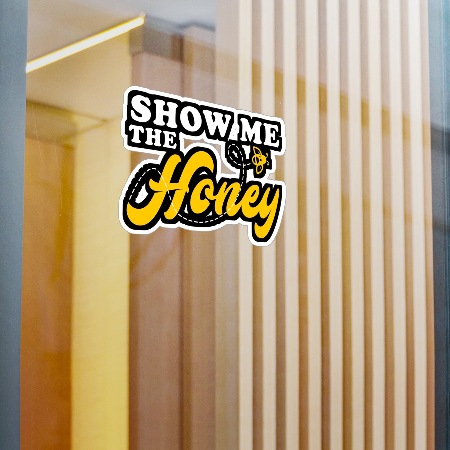 Show Me The Honey | Honeybee Sticker | Queen Decals | Crown Laptop Sticker | Honeybee Gift | Queen Gift