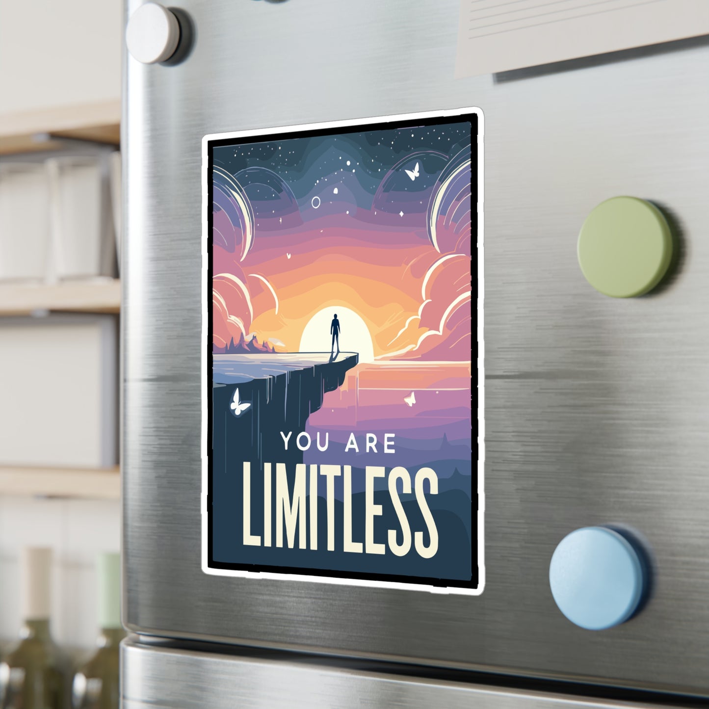 You Are Limitless - Motivation Sticker for Laptop Sticker. Water Bottle Sticker, Vinyl Self-empowerment Decal - Motivation Gift