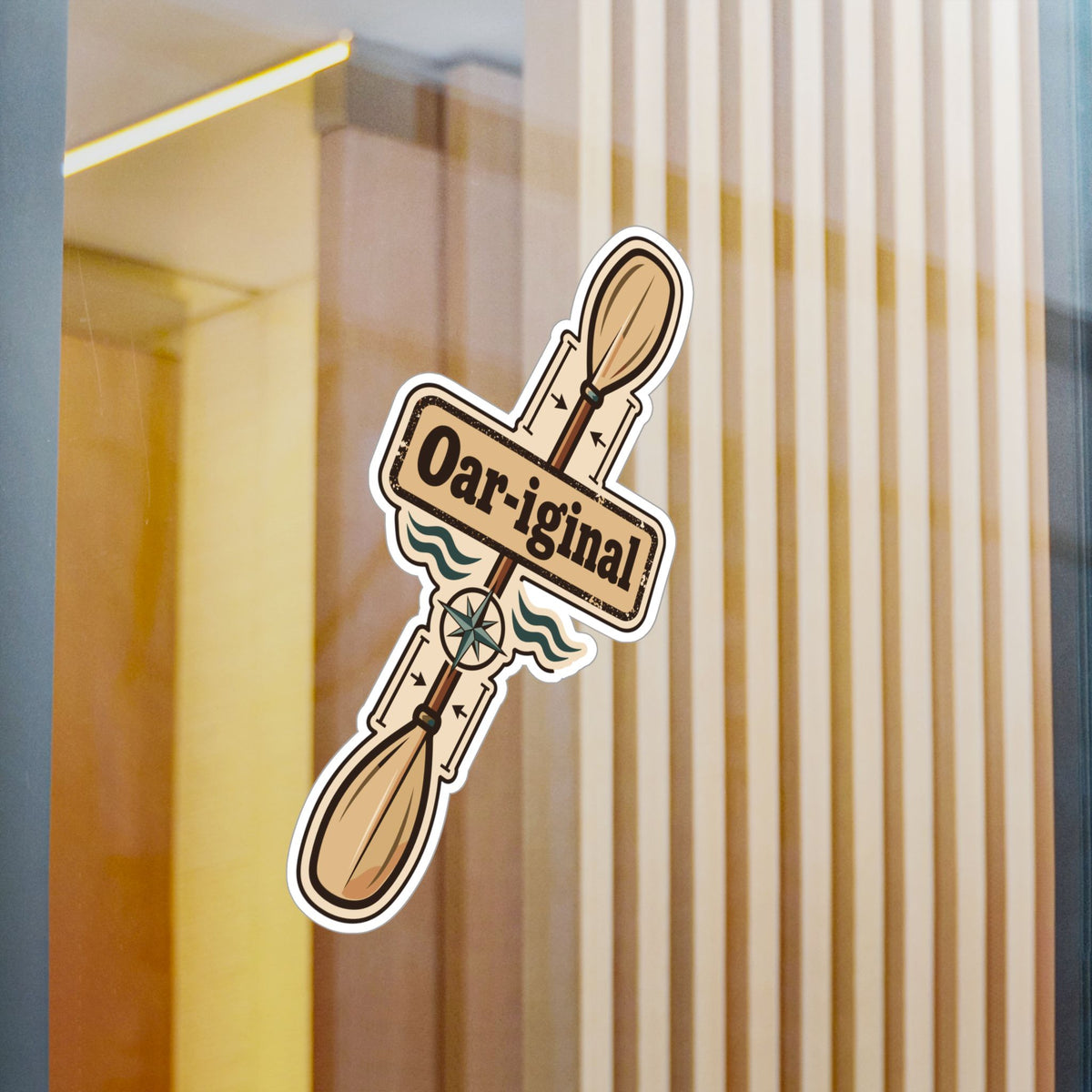 Kayak Sticker Oar-iginal - Funny Kayaking and Rowing Decals for Laptop or Water Bottle, Kayaker Gift