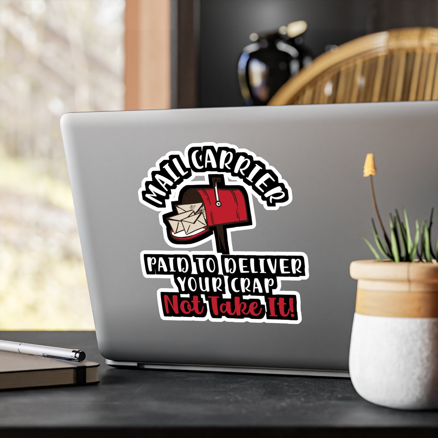 Mail Carrier | Postal worker Sticker | Funny postal worker Decals | Postman Laptop Sticker | Postal worker Gift | Funny postal worker Gift