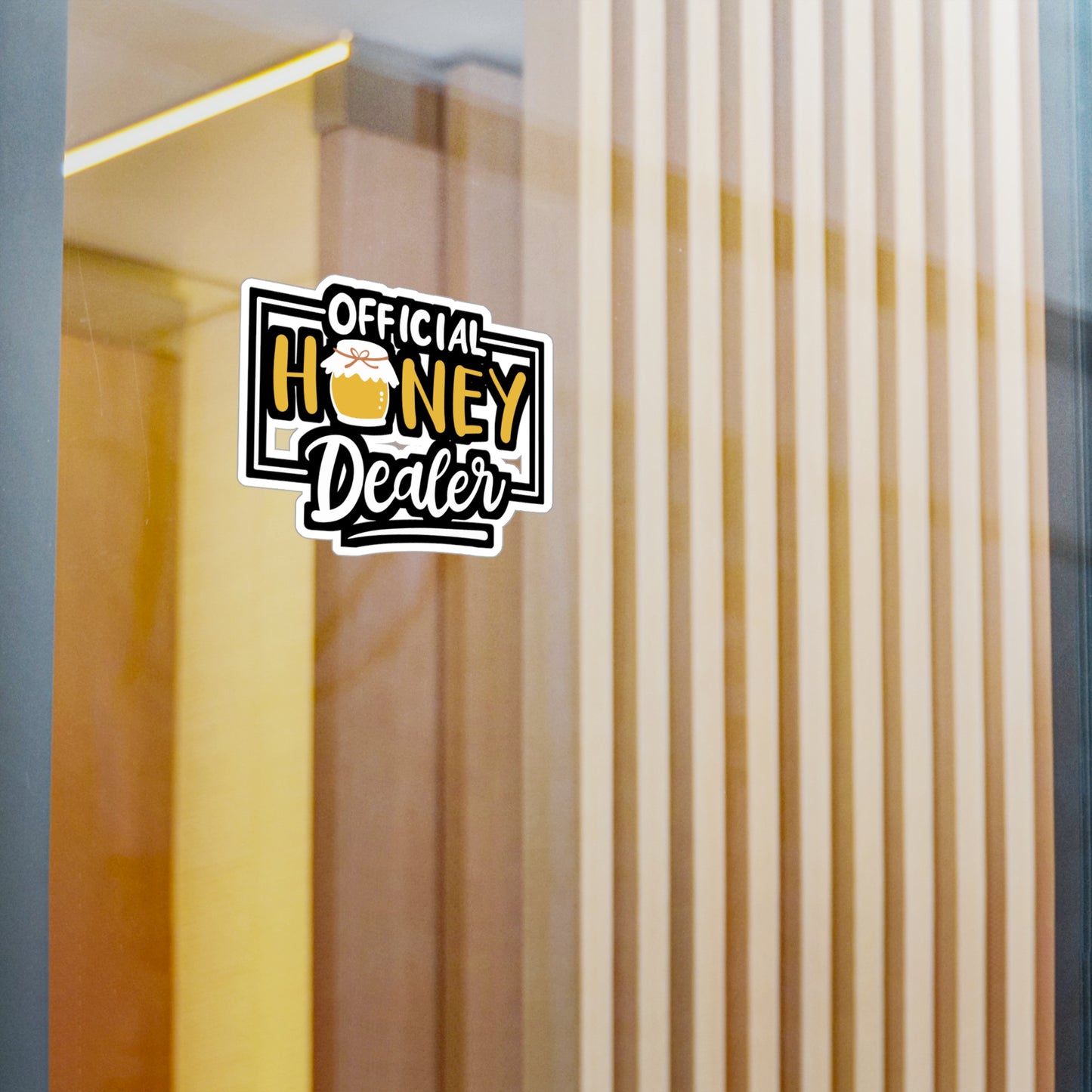 Official Honey Dealer - Beekeeping Sticker for Laptop Sticker. Water Bottle Sticker, Vinyl Brood Decal - Beekeeping Gift