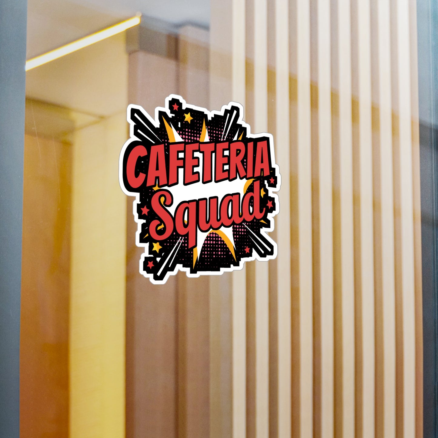 Cafeteria Squad | Lunch lady Sticker | Lunch Decals | School Laptop Sticker | Lunch lady Gift | Lunch Gift