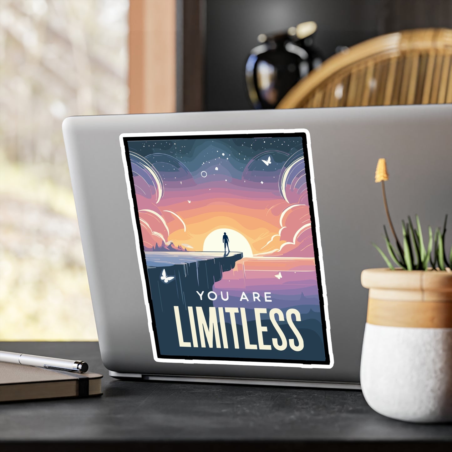 You Are Limitless - Motivation Sticker for Laptop Sticker. Water Bottle Sticker, Vinyl Self-empowerment Decal - Motivation Gift