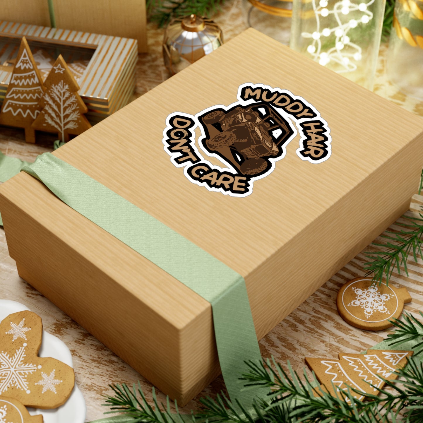 Muddy Hair Don't Care - ATV Sticker for Car Window Laptop Sticker. Water Bottle Sticker, Vinyl Quad Decal, Mudding Sticker - ATV Gift