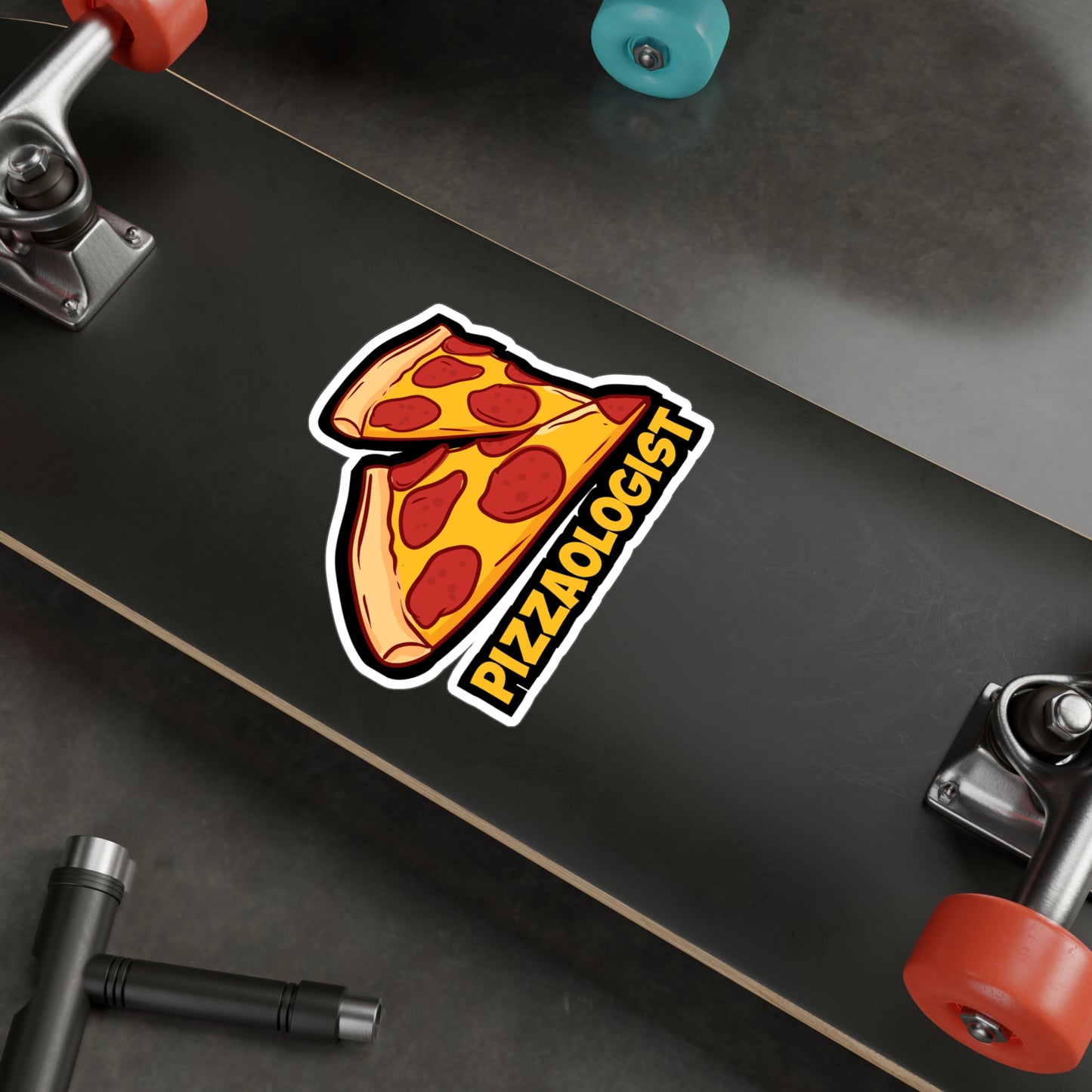 Pizzaologist - Pizza Sticker for Car Window Laptop Sticker. Water Bottle Sticker, Vinyl Chef Decal, Foodie Sticker - Pizza Gift