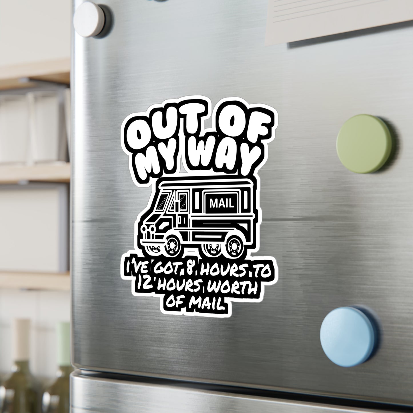 Postman Letterbox Postalworker - Postman Sticker for Laptop Sticker. Water Bottle Sticker, Vinyl Worker Decal - Postman Gift