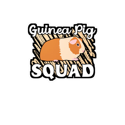 Guinea Pig Squad | Guinea Sticker | Guinea pig Decals | Furry Laptop Sticker | Guinea Gift | Guinea pig Gift