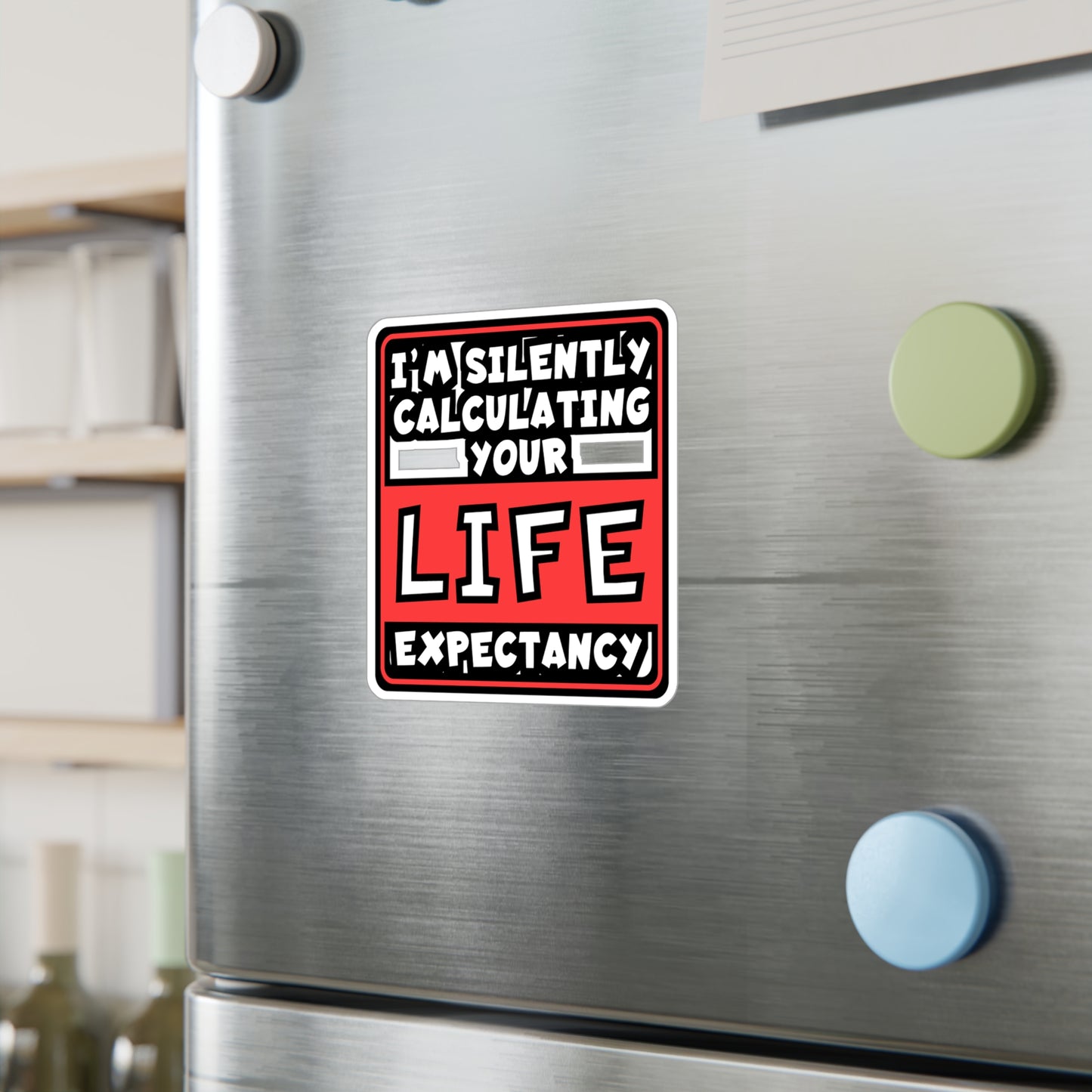 Life Expectancy | Insurance-agent Sticker | Policy Decals | Premium Laptop Sticker | Insurance-agent Gift | Policy Gift