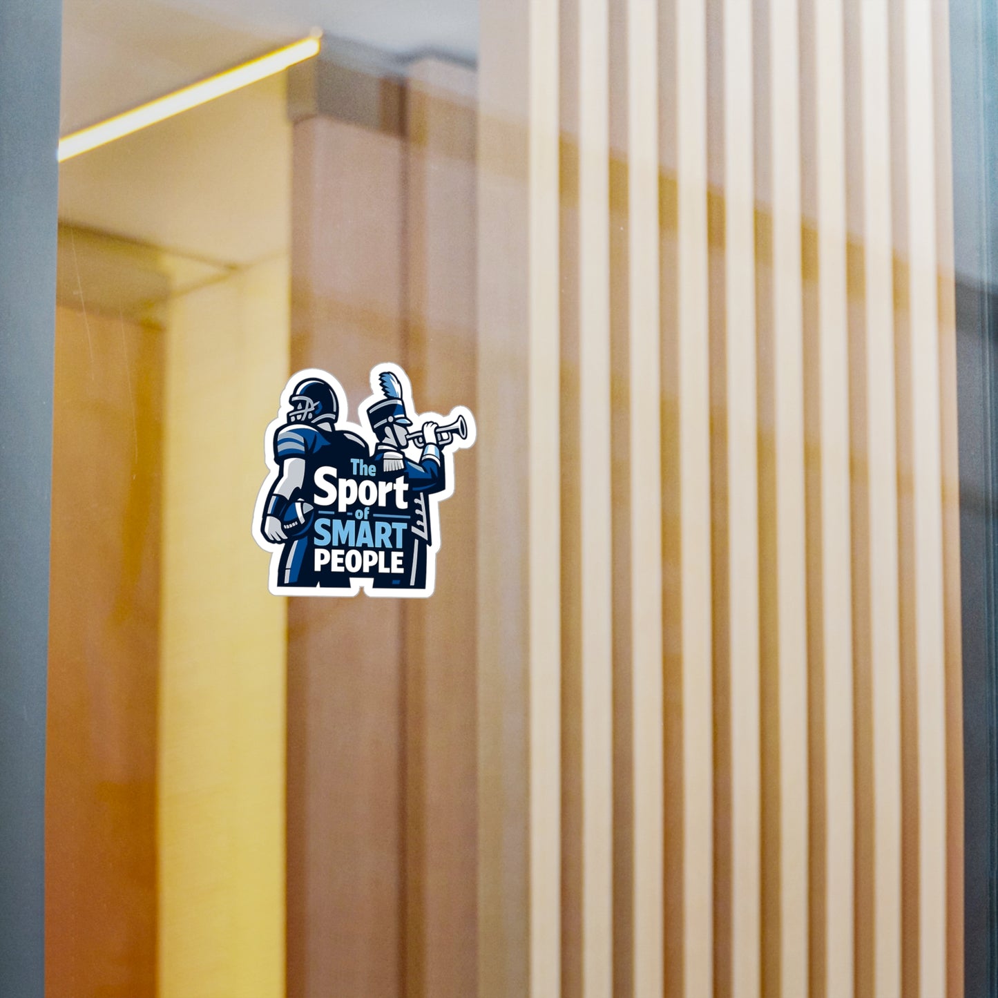 Marching Band Sticker "The Sport of Smart People" Vinyl Waterproof decals for Laptop Water Bottle Drummer Band Director Mellophone