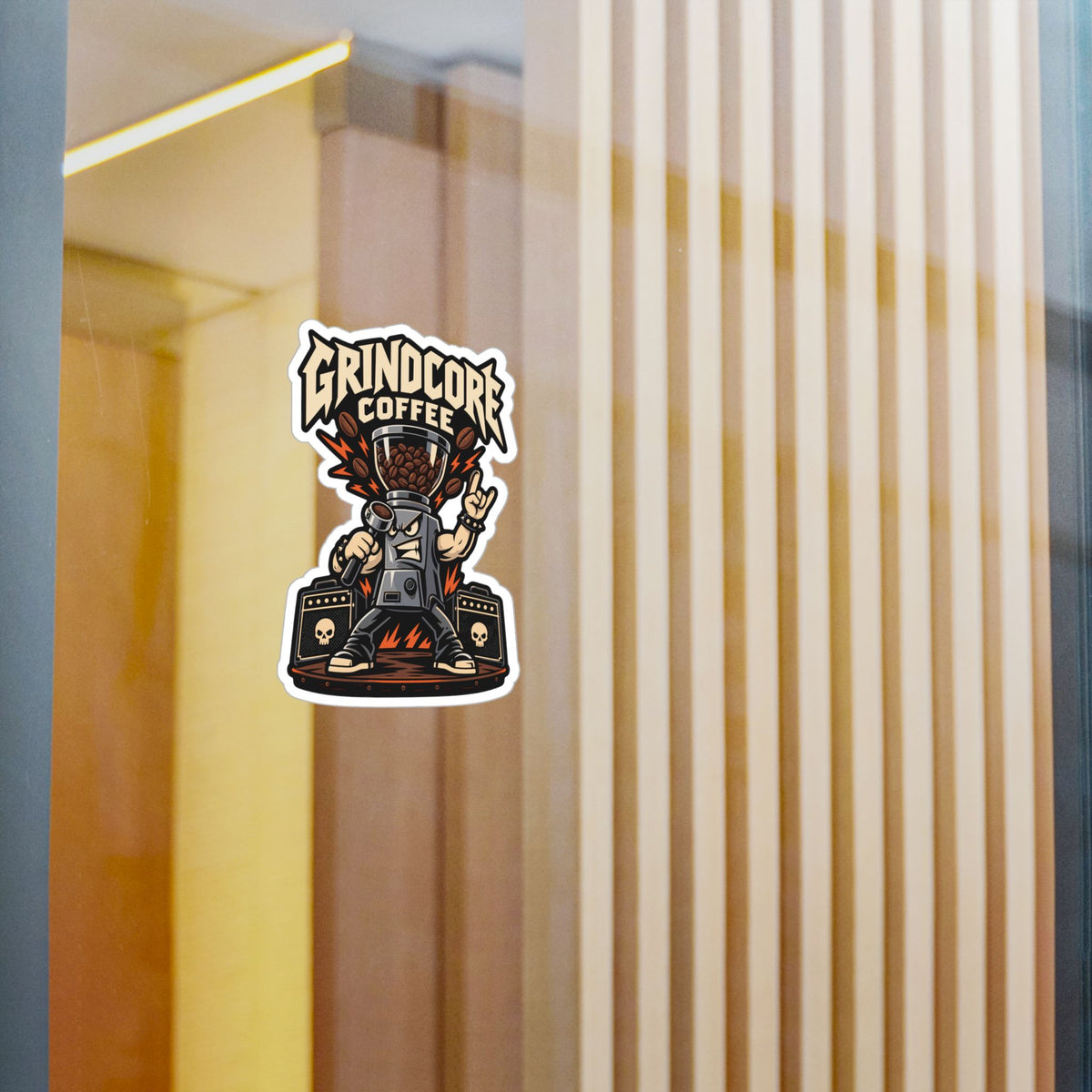 Espresso Sticker - GrindCore Coffee Decals for Your Grinder and Digital Scale