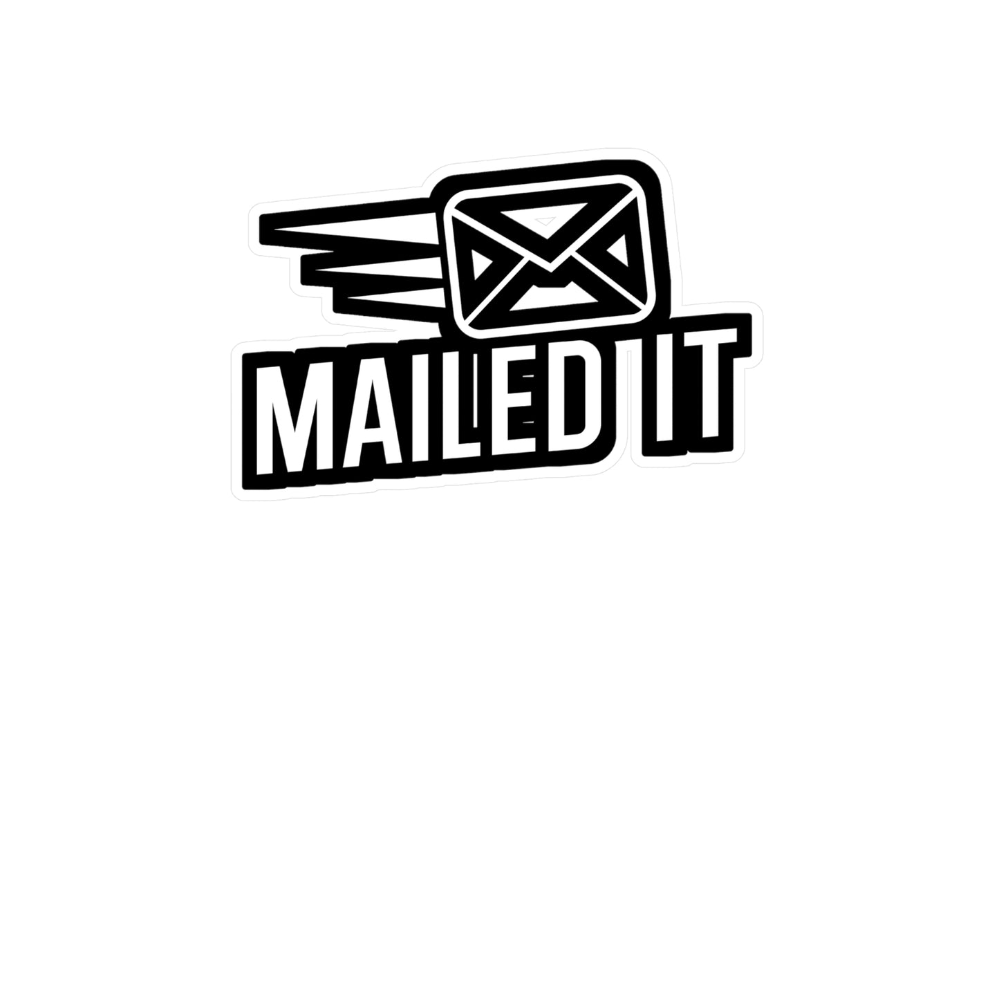 Mailed it - Postal worker Sticker for Wall, Laptop, Window, Truck, Car Postal worker Gift Vinyl Funny postal worker Decal Sticker