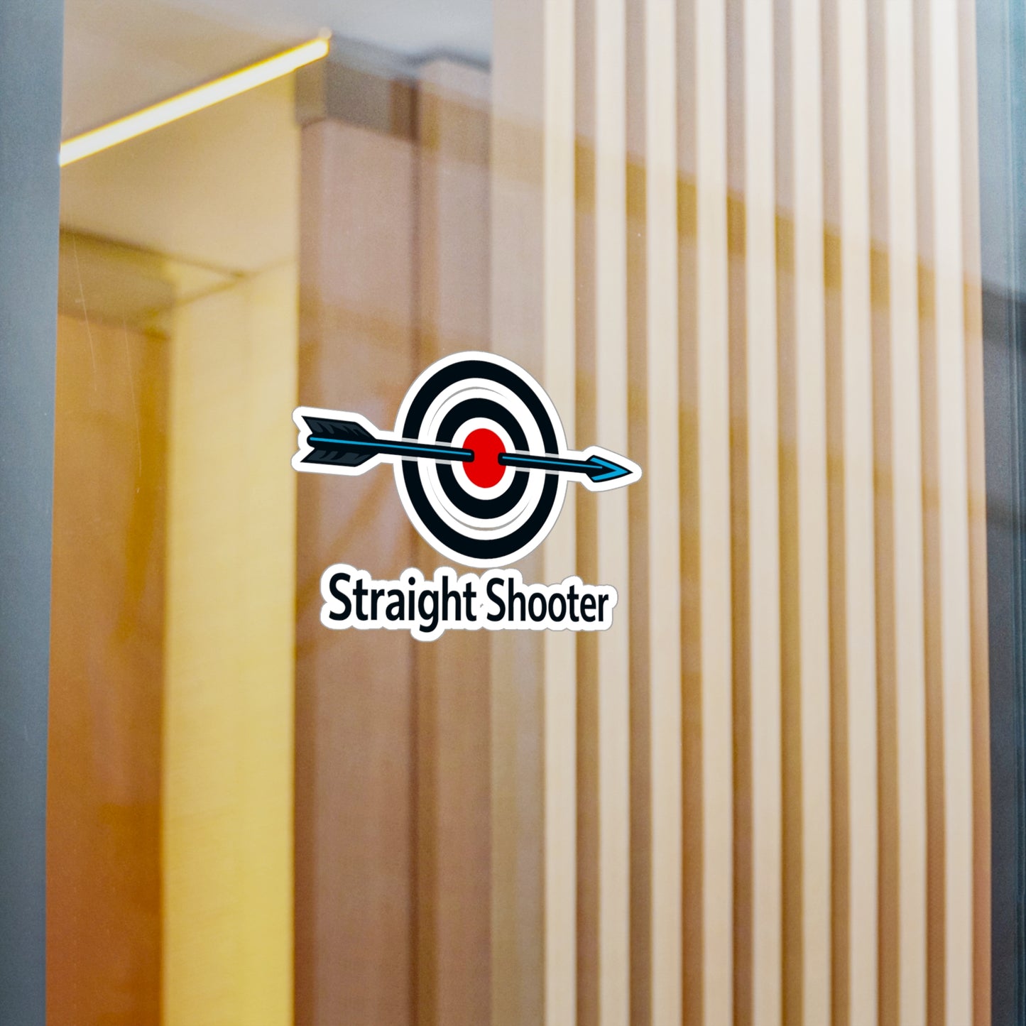 Archery Sticker Straight Shooter Archer Hunting Shoot Design Waterproof Vinyl decals for Laptop Water Bottle