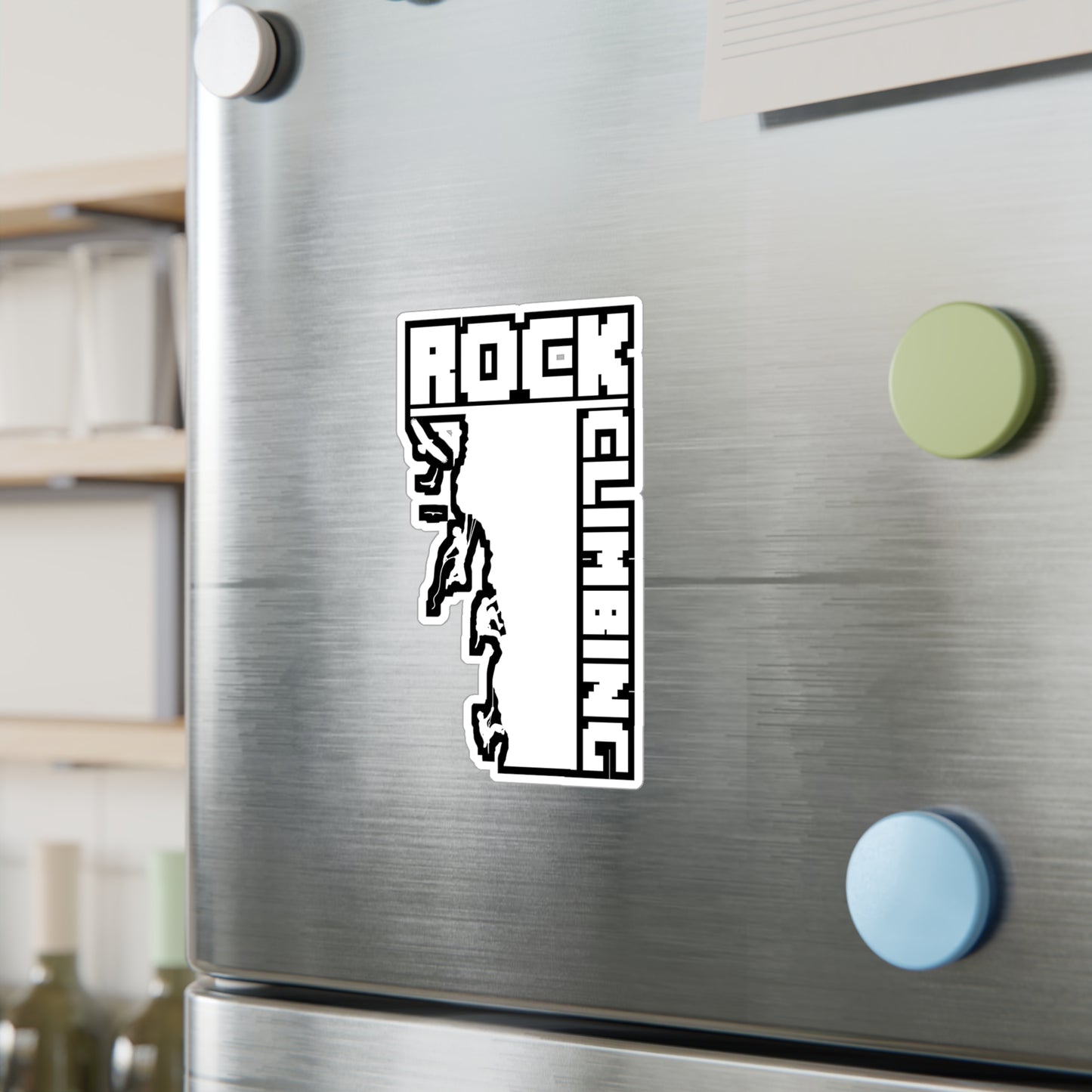 Rock Climbing - Climbing Sticker for Laptop Sticker. Water Bottle Sticker, Vinyl Bouldering Decal - Climbing Gift