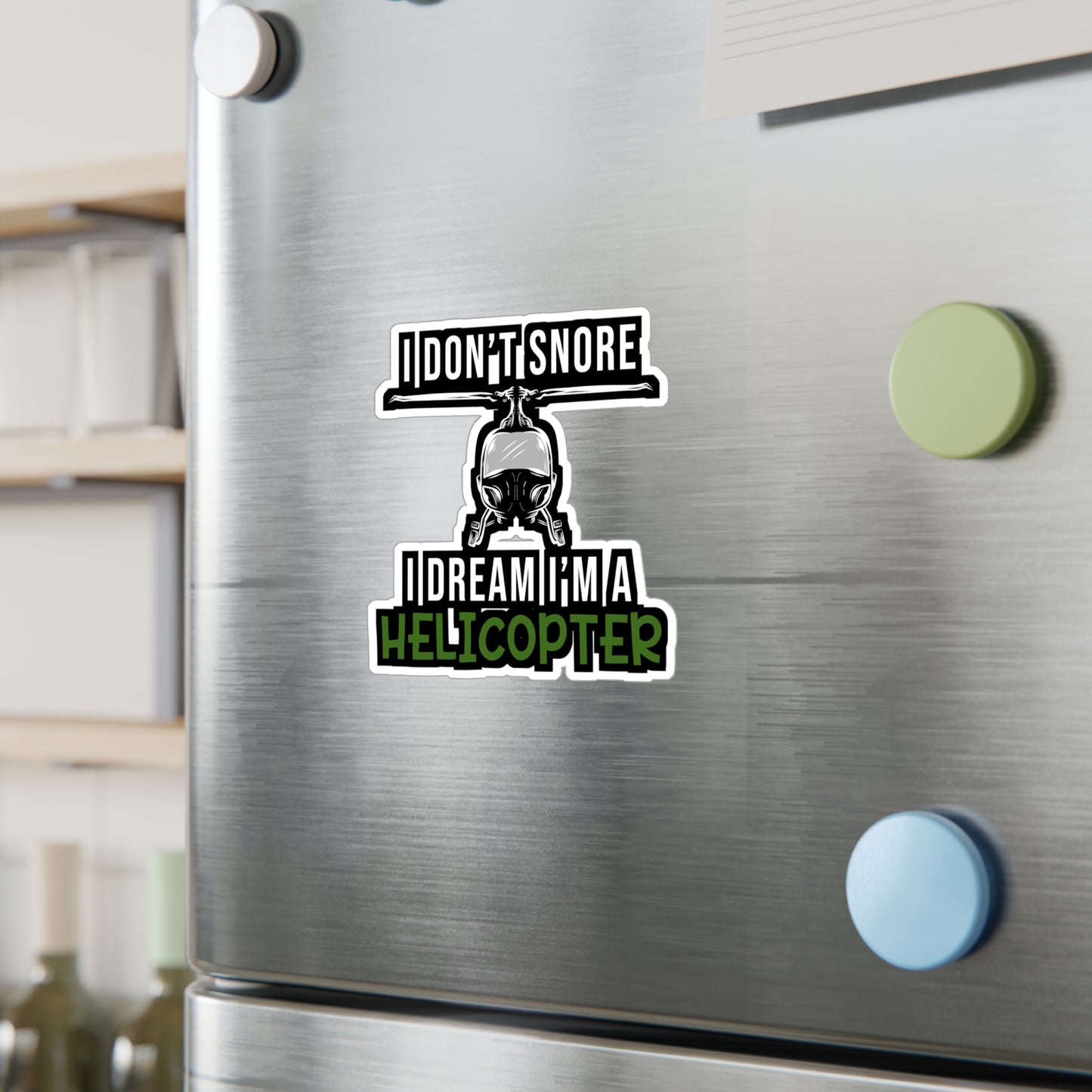 I'm A Helicopter | Helicopter Sticker | Chopper Decals | Helipad Laptop Sticker | Helicopter Gift | Chopper Gift