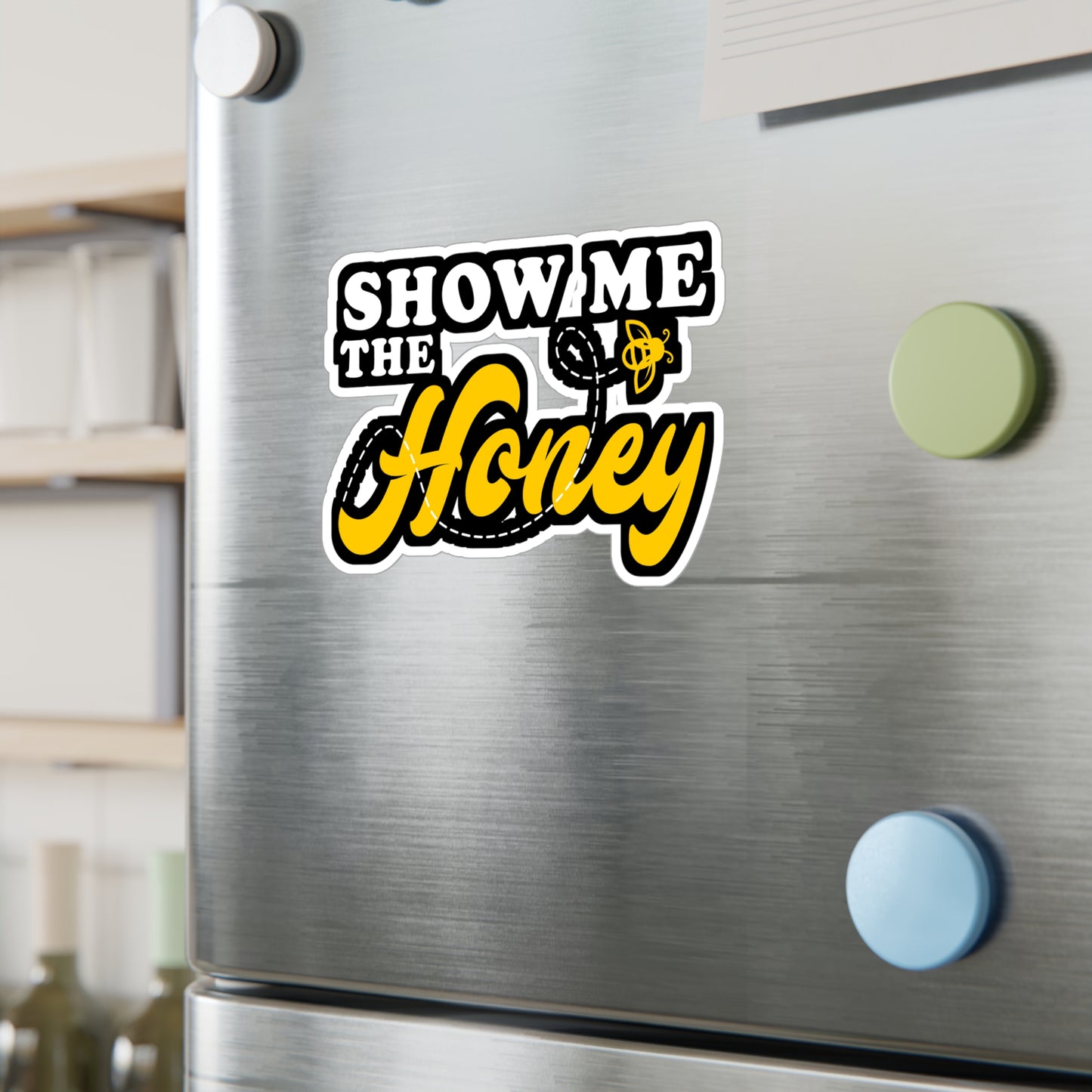 Show Me The Honey | Honeybee Sticker | Queen Decals | Crown Laptop Sticker | Honeybee Gift | Queen Gift