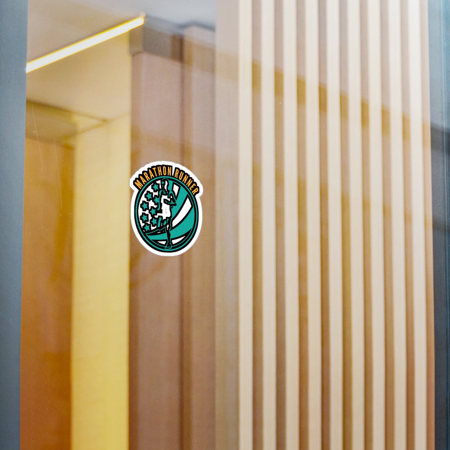 Marathon Runner - Marathon Sticker for Car Window Laptop Sticker. Water Bottle Sticker, Vinyl Running Decal, Funny Sticker - Marathon Gift