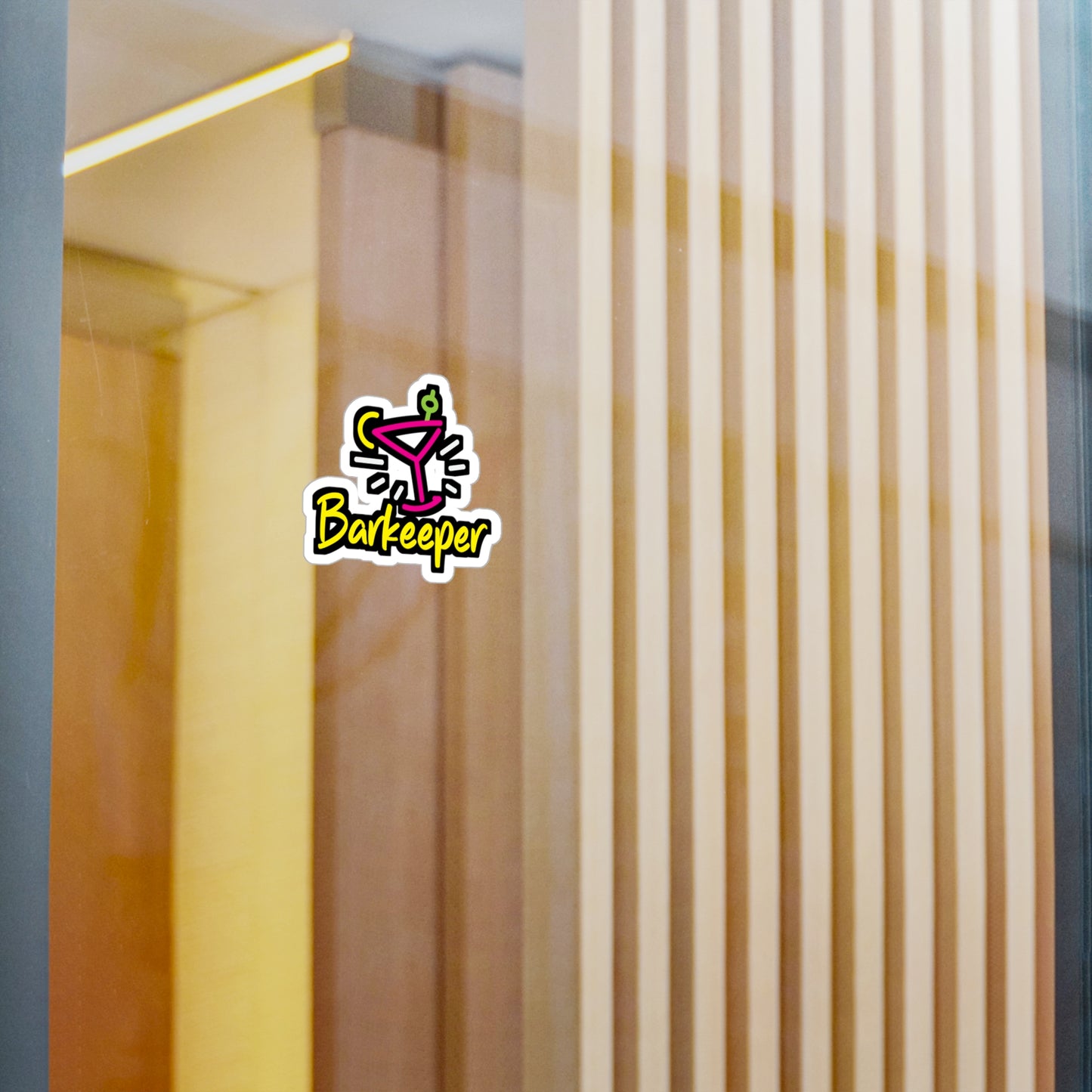 Mixology Mixologist Barkeeper - Bartender Sticker for Laptop Sticker. Water Bottle Sticker, Vinyl Tip Decal - Bartender Gift