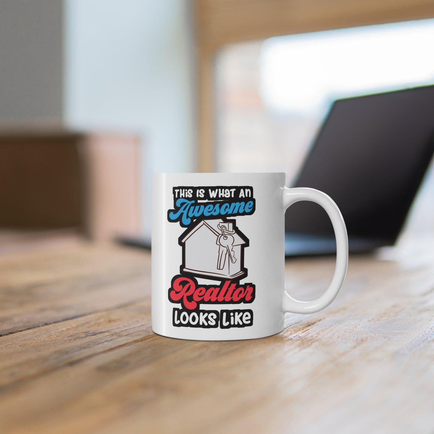 This Is What An Awesome Realtor Looks Like - Realtor Mug for Coffee 11oz. Realtor Cup, White ceramic, Closure Mug - Realtor Gift